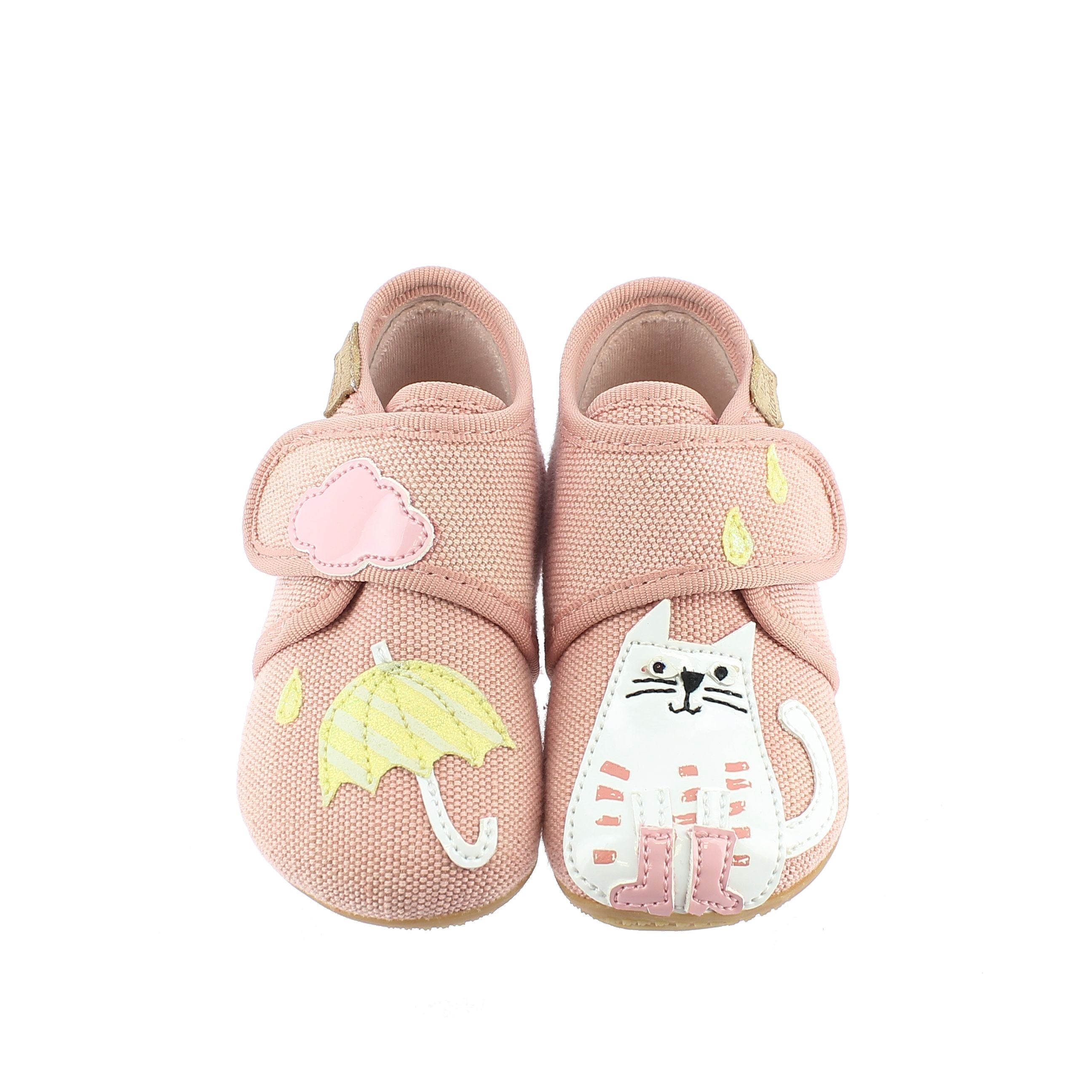 Babyklett. Katze & Regenschirm