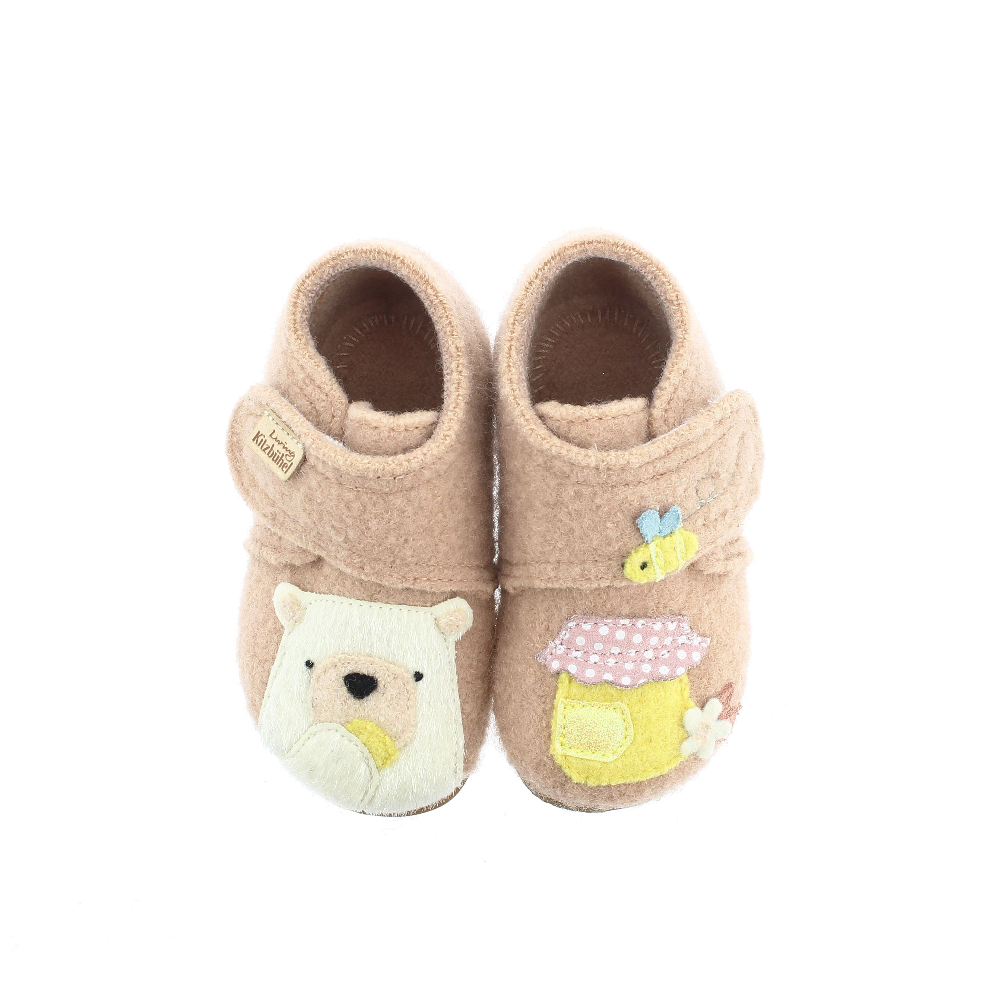 Babyklettschuh Bär & Honigtopf