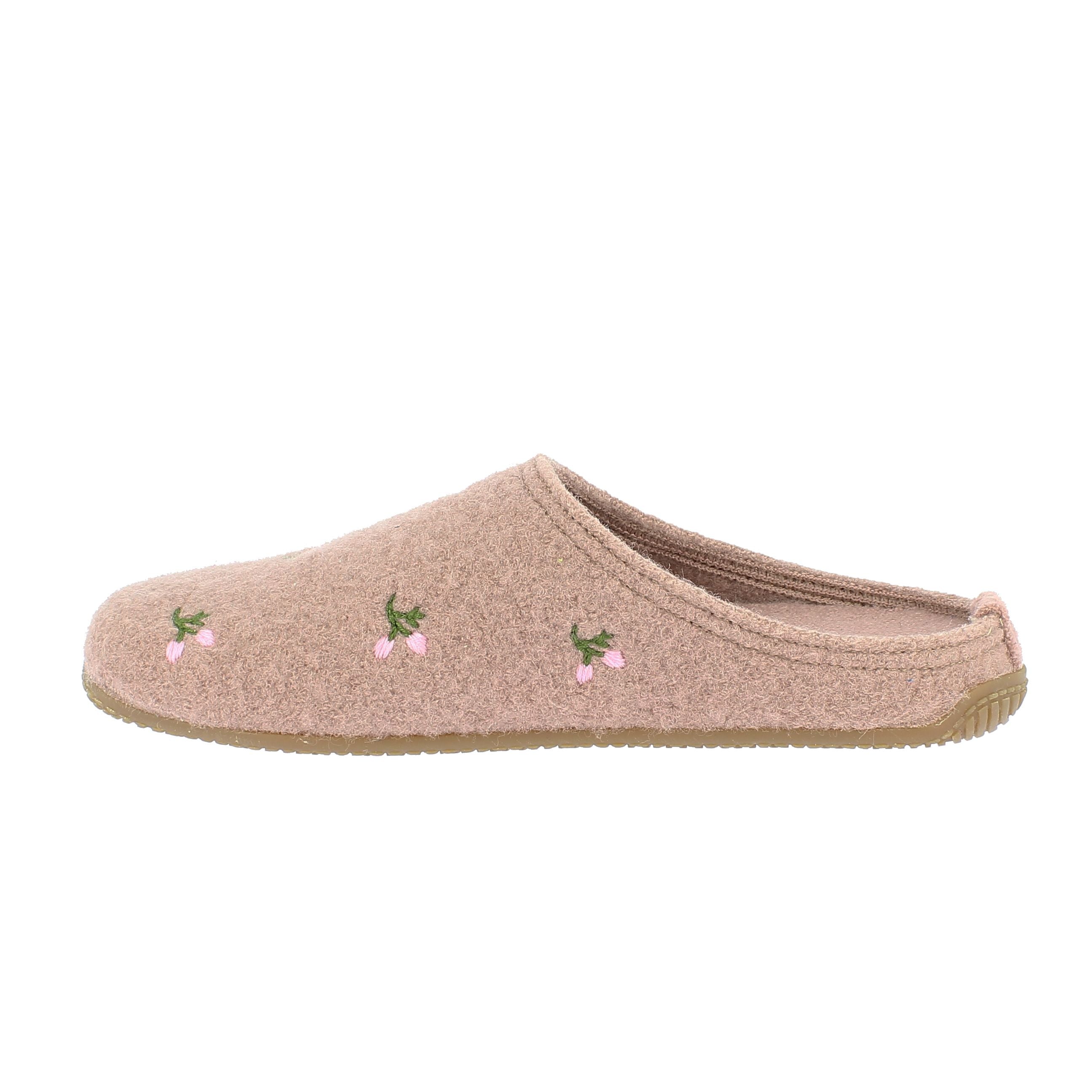 Pantoffel Blumenstickerei