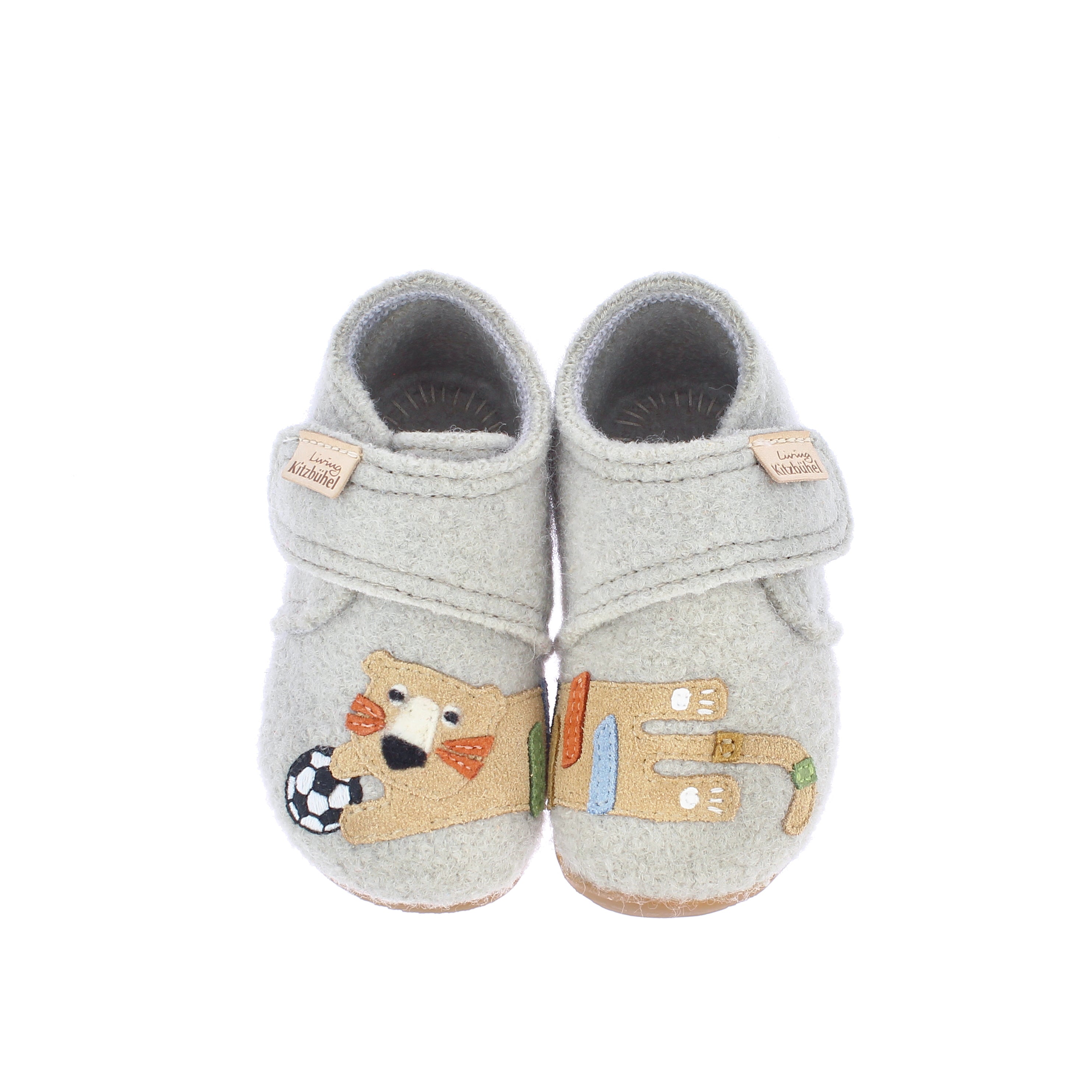 Babyklettschuh Tiger & Fußball