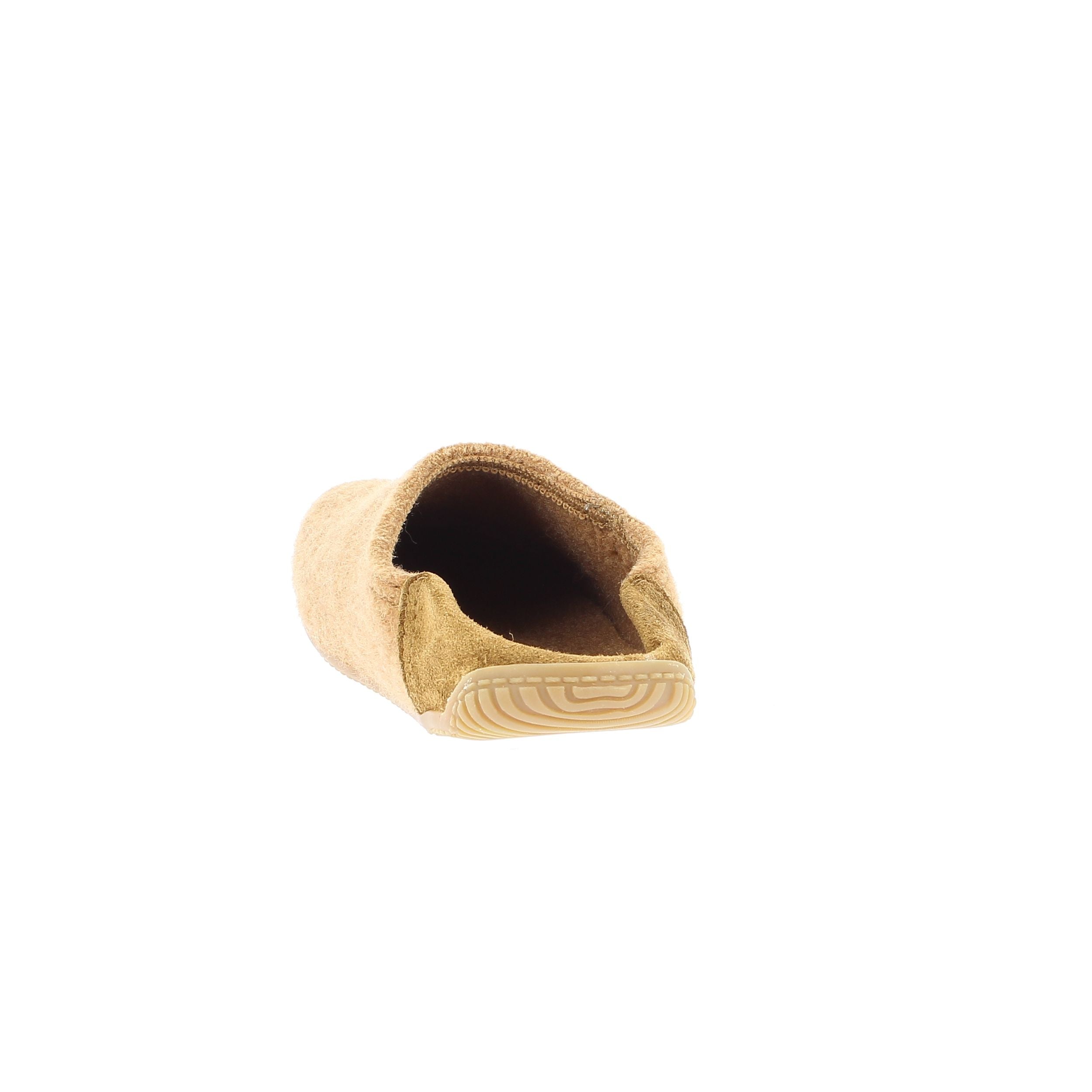 slipper with leather cap