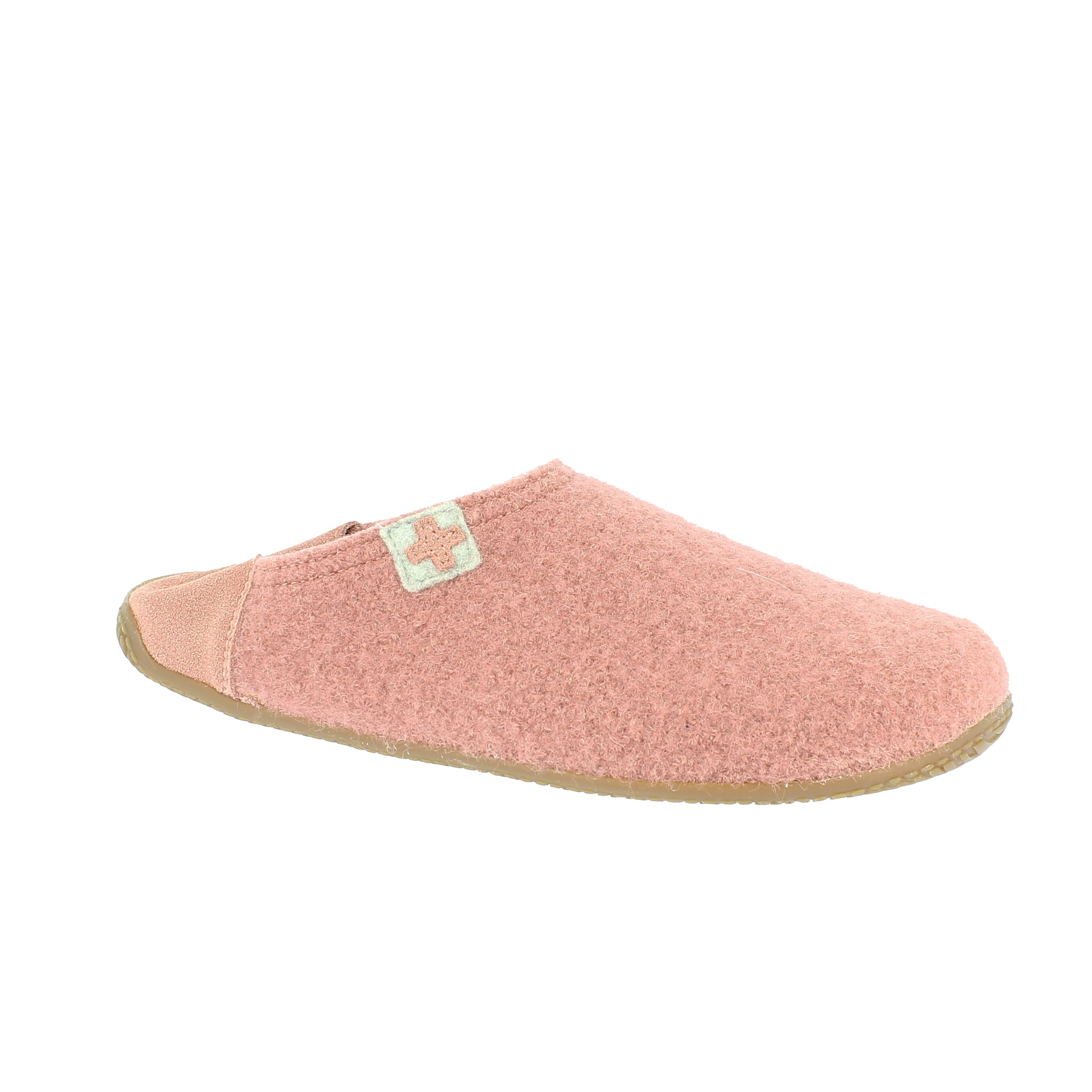 slipper with leather cap