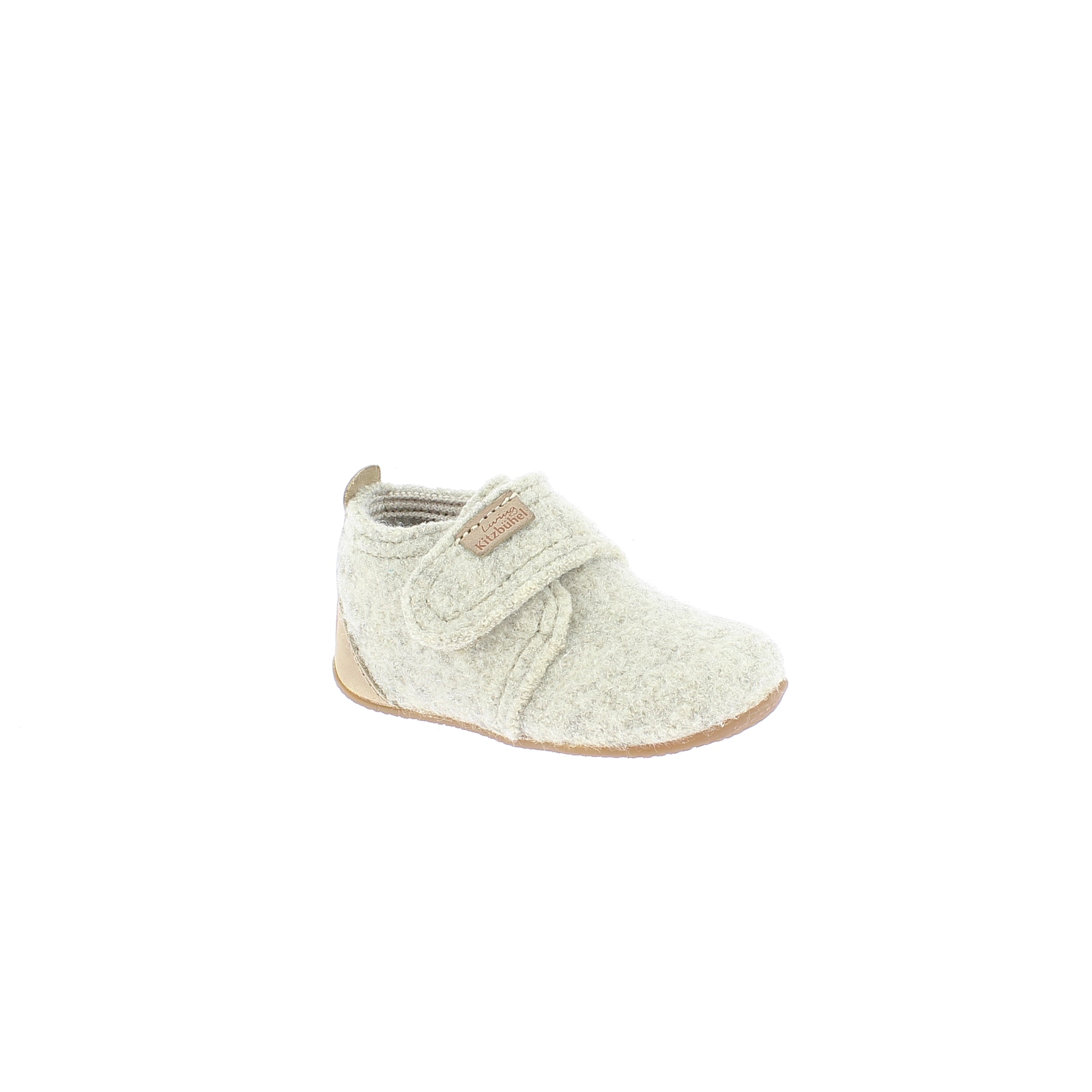 Babyklettschuh Naturwolle