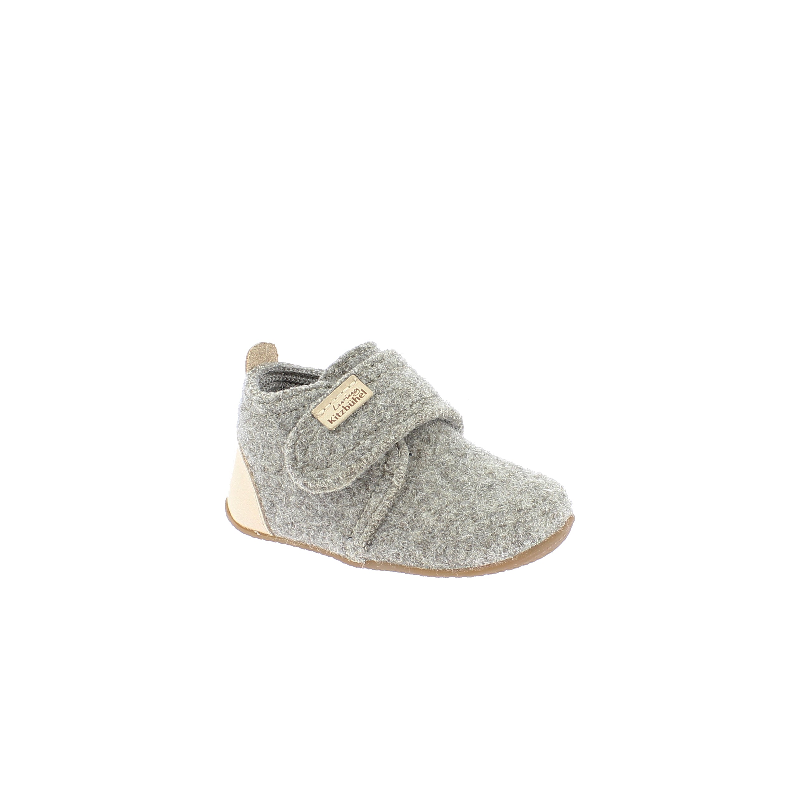 Babyklettschuh Naturwolle