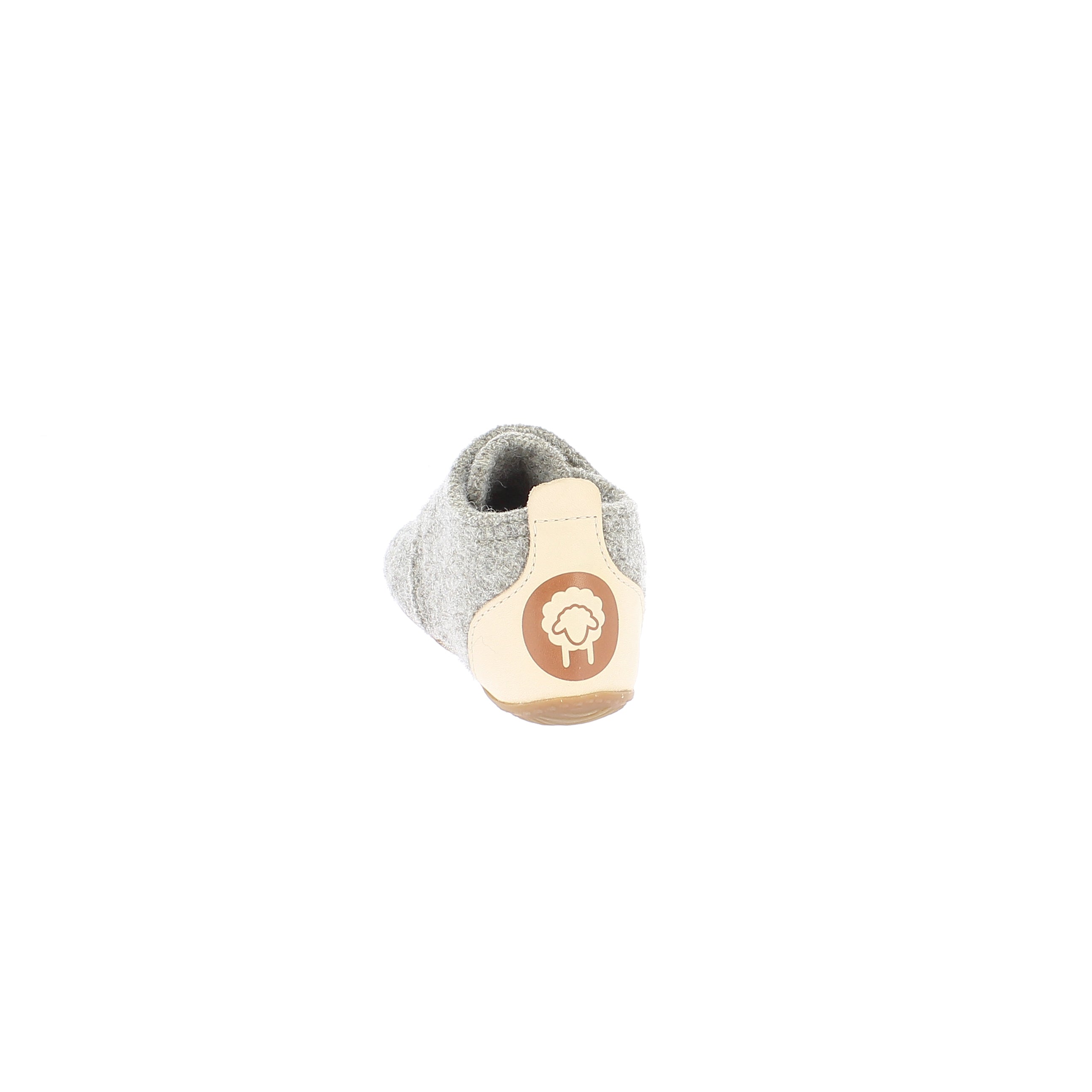 Babyklettschuh Naturwolle