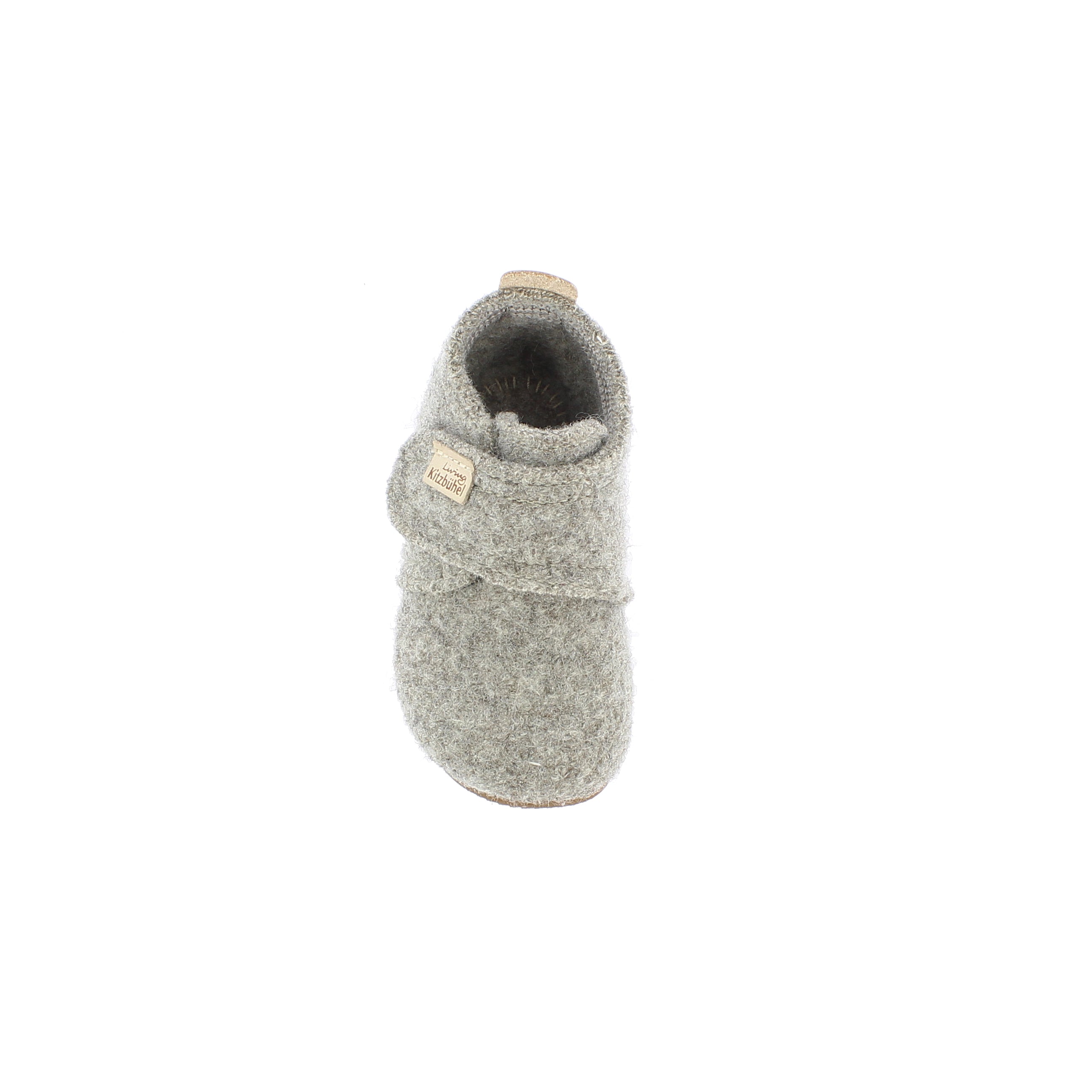 Babyklettschuh Naturwolle