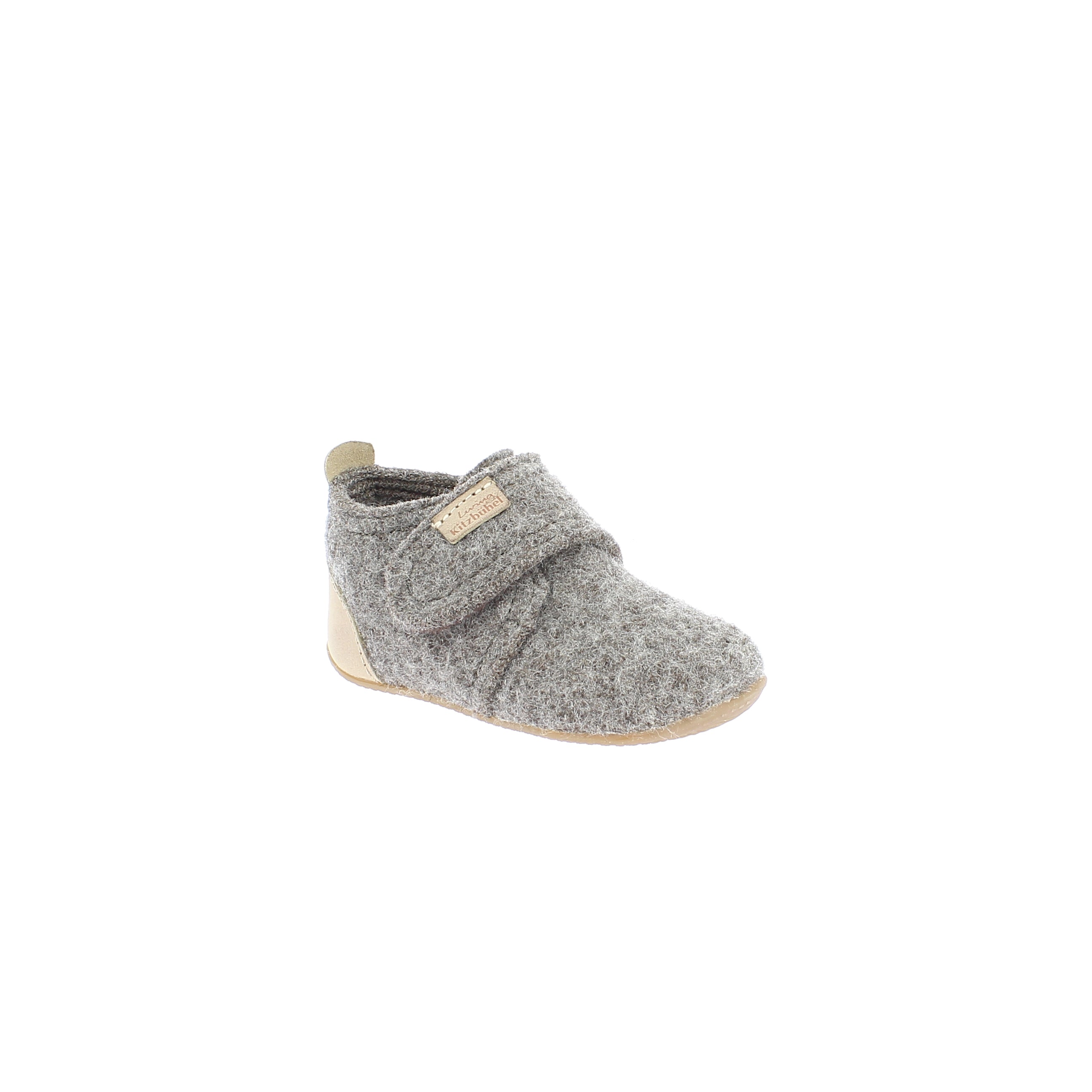 Babyklettschuh Naturwolle