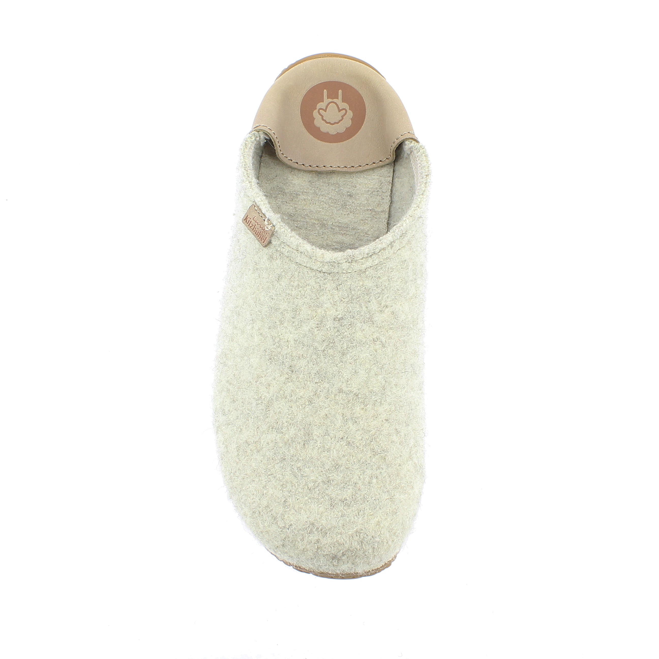 Pantoffel Naturwolle