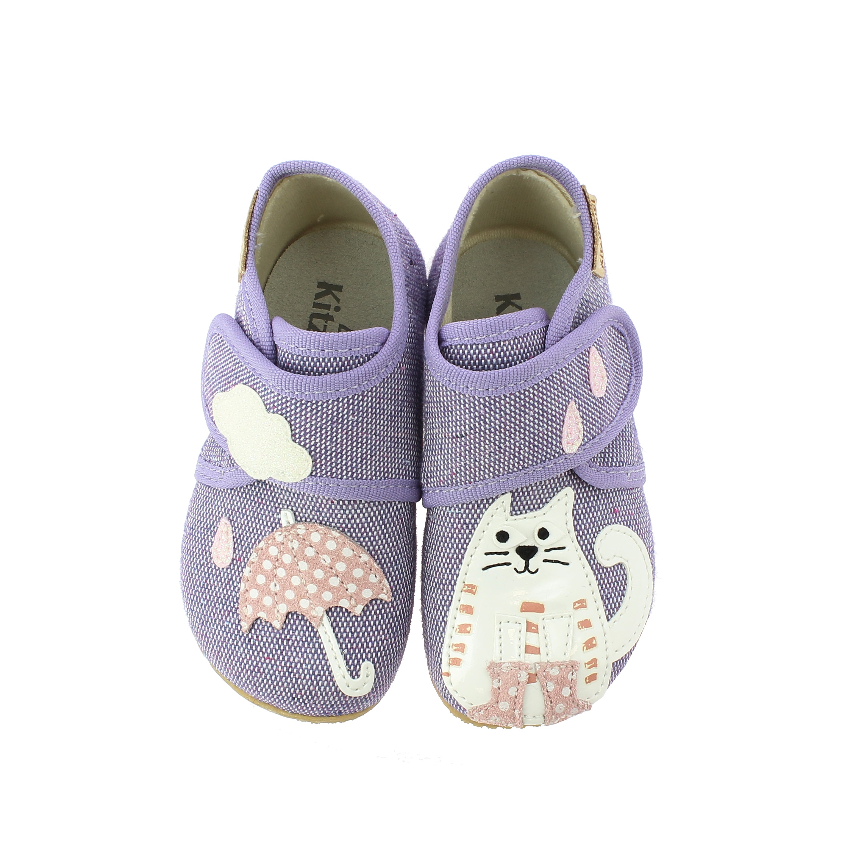 Babyklett. Katze & Regenschirm