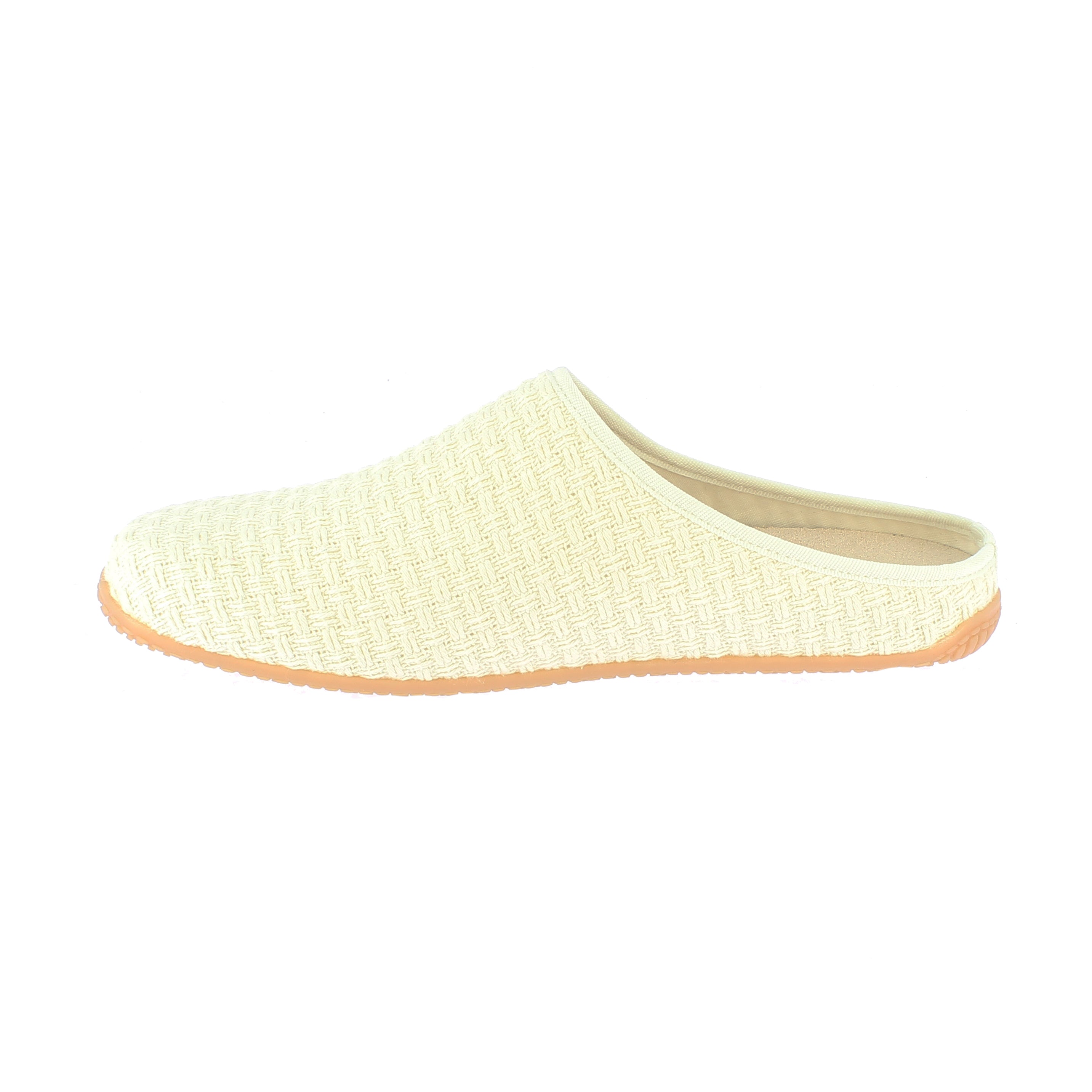 Pantoffel Flechtstoff