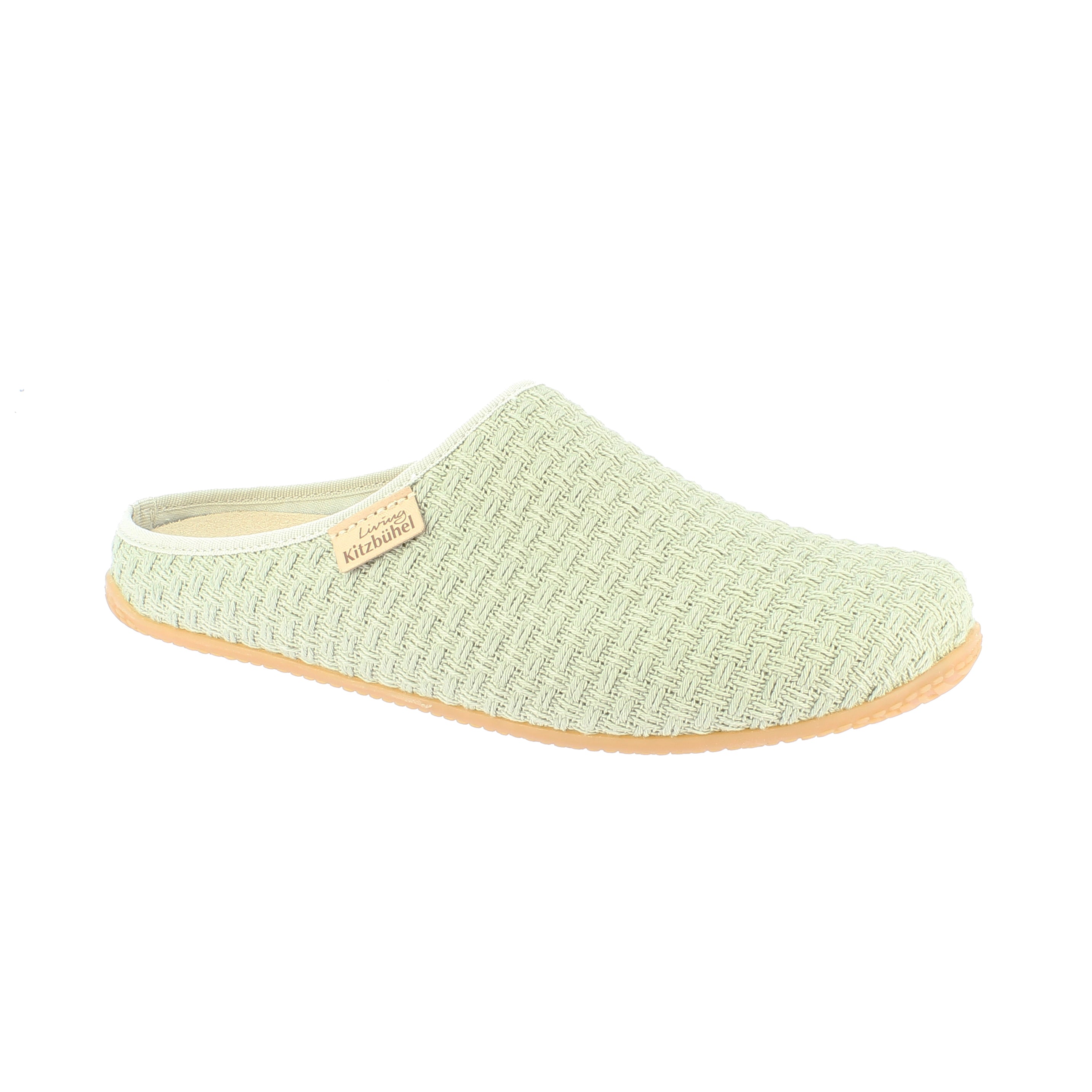 Pantoffel Flechtstoff