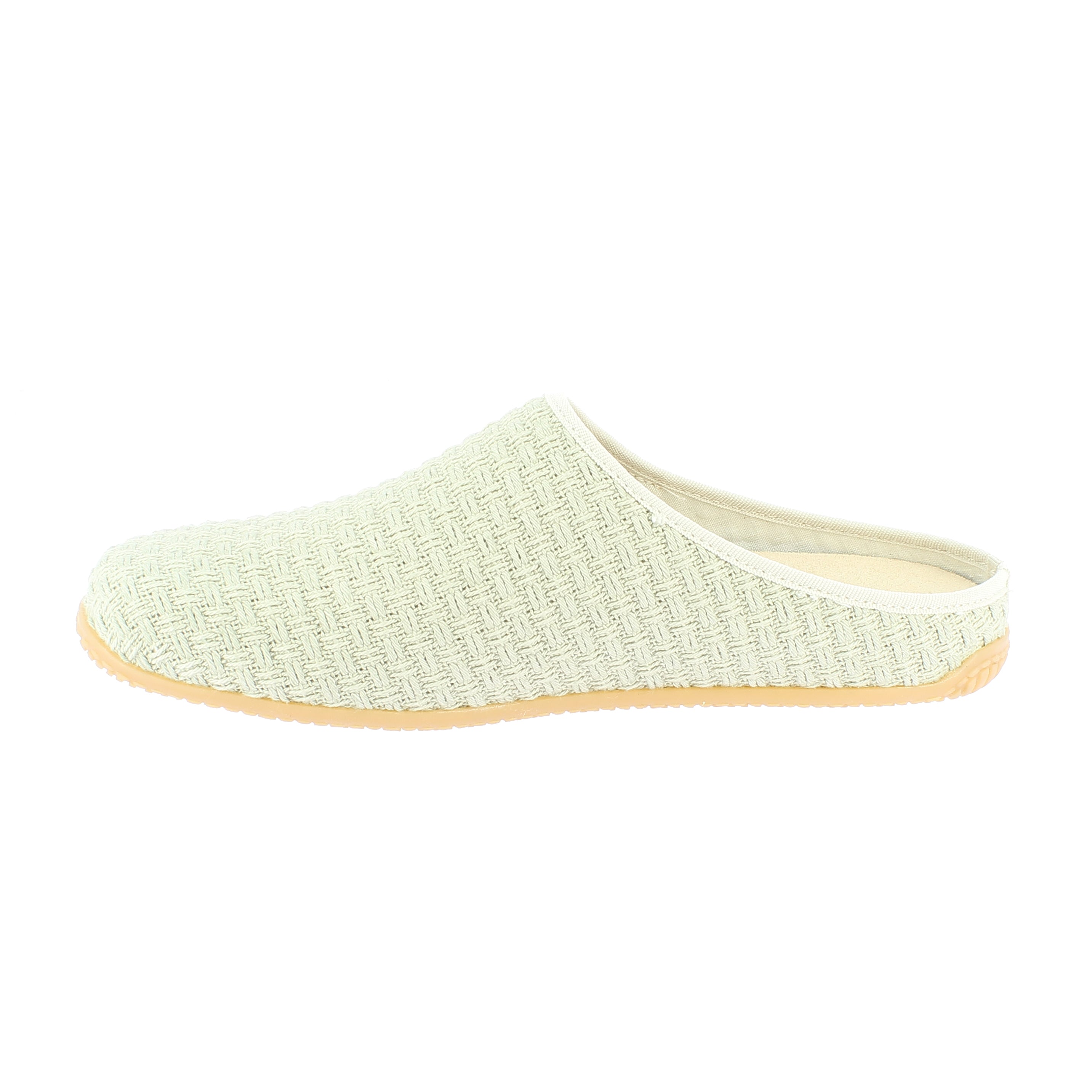 Pantoffel Flechtstoff