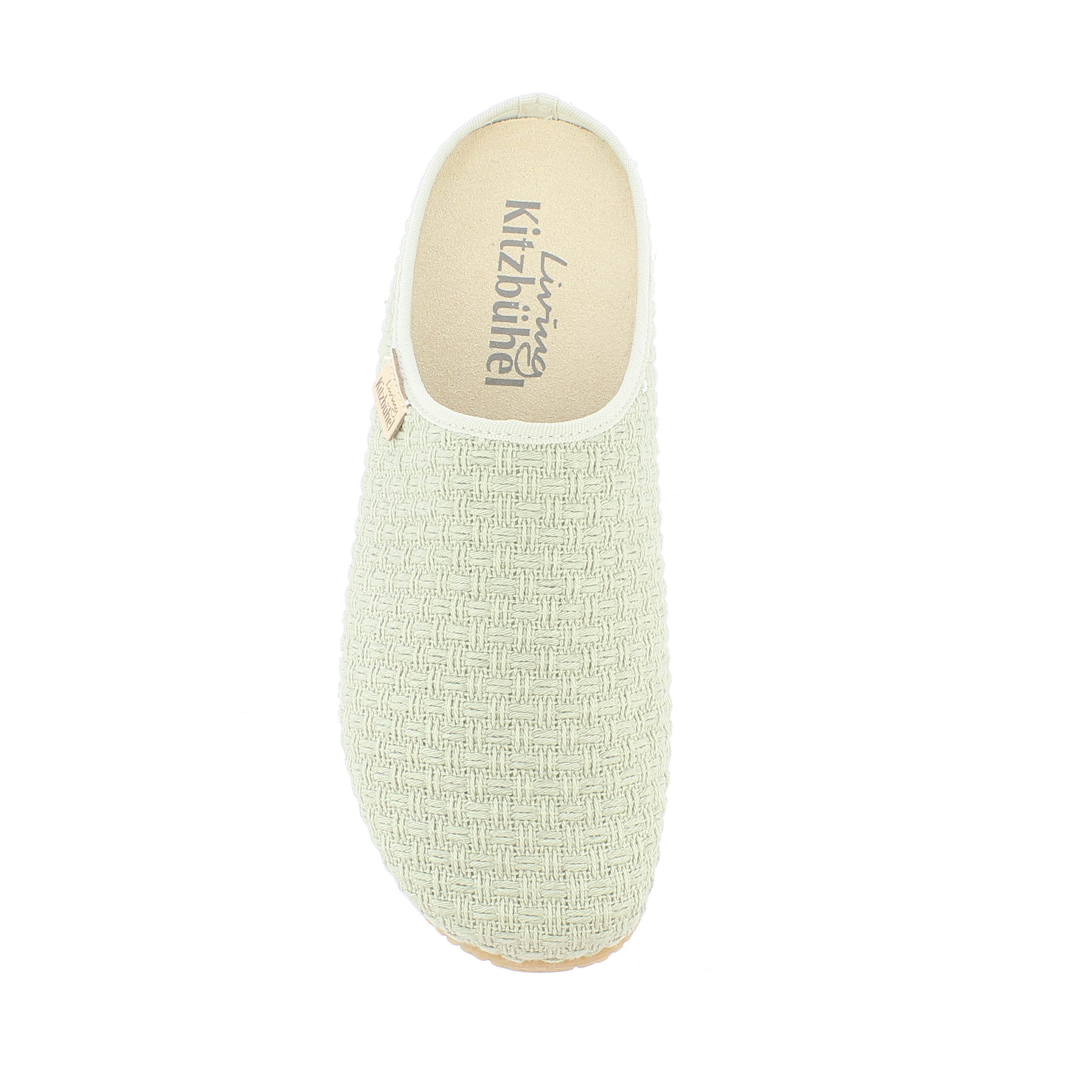 Pantoffel Flechtstoff