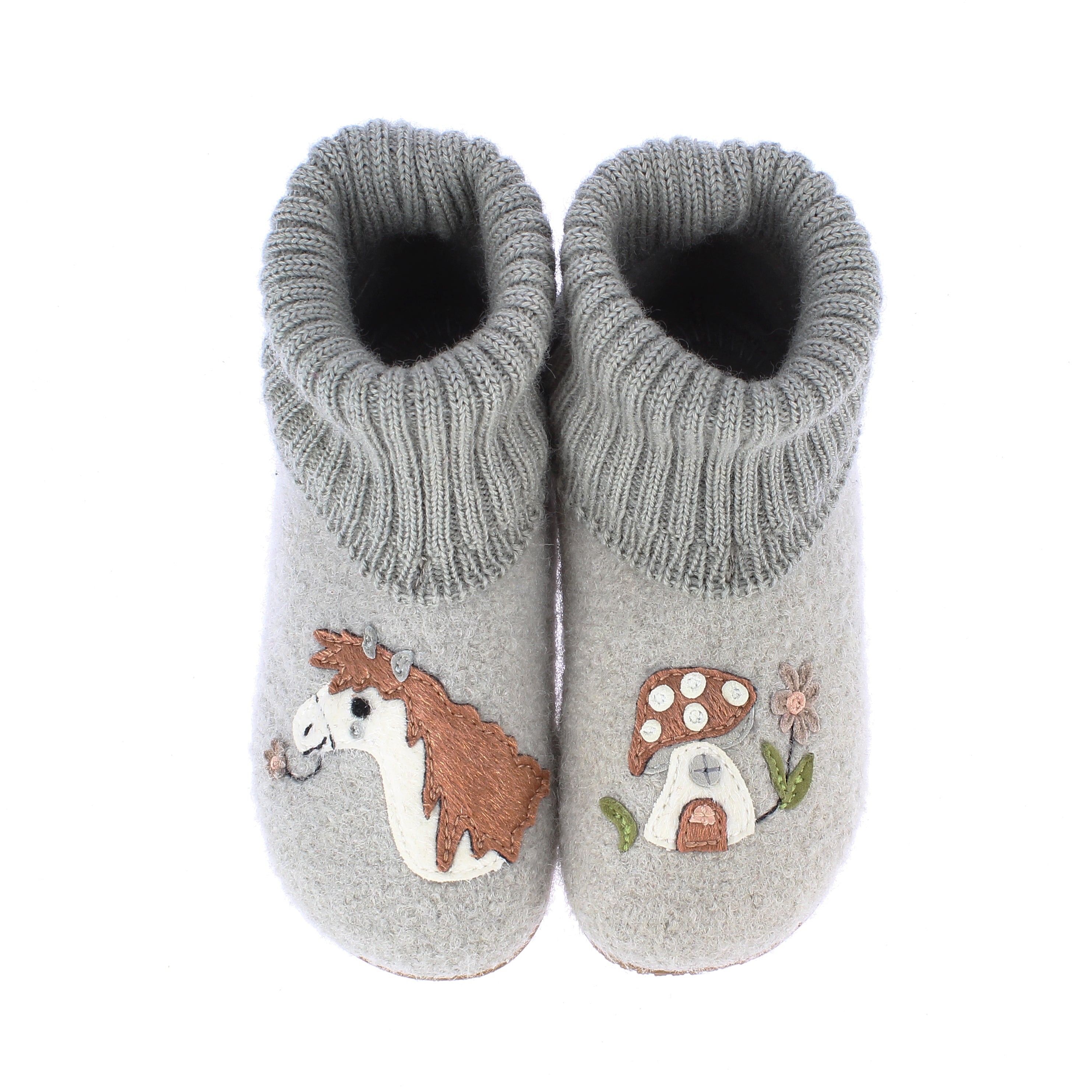 Hüttenschuh mit Pony