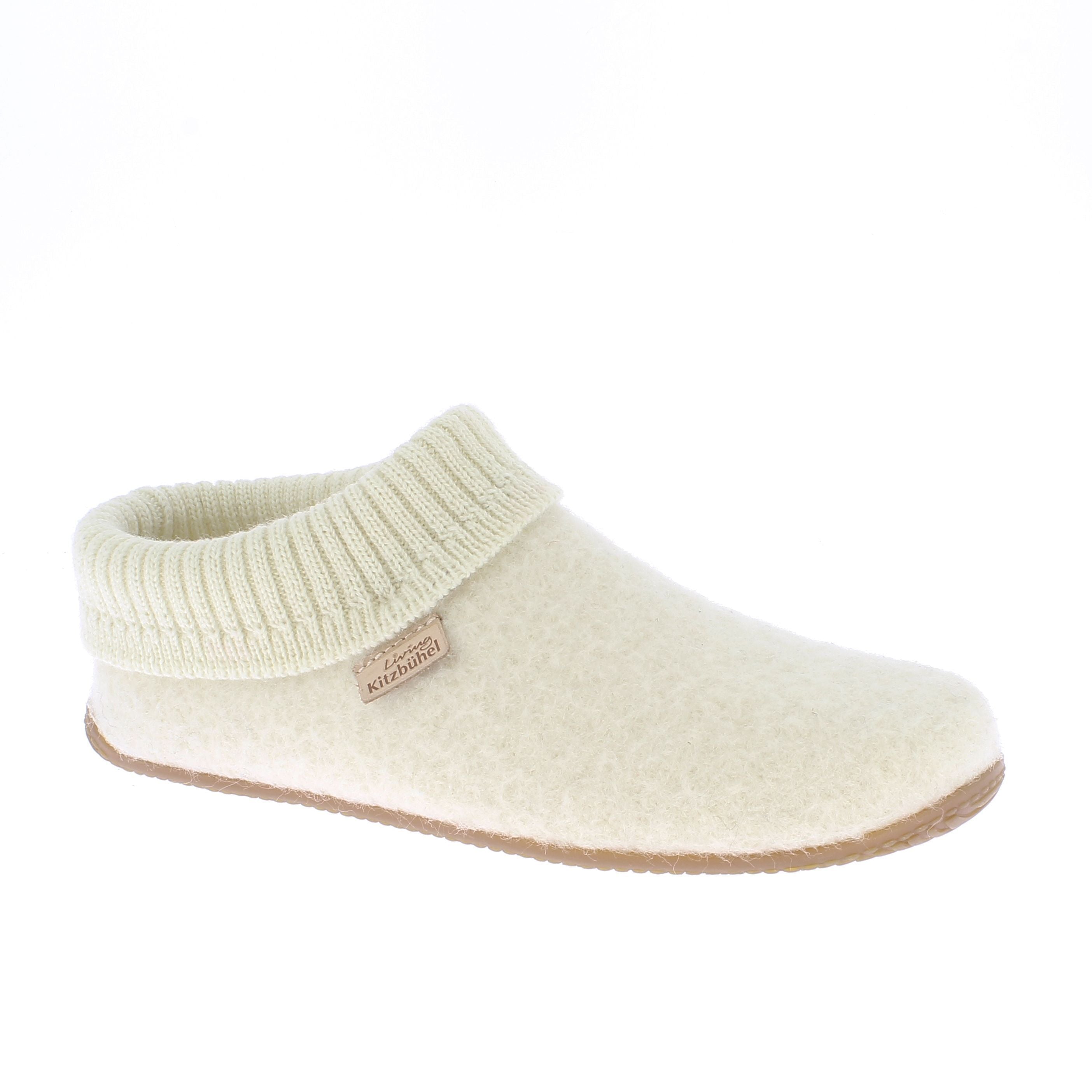 Pantoffel mit Strickbündchen
