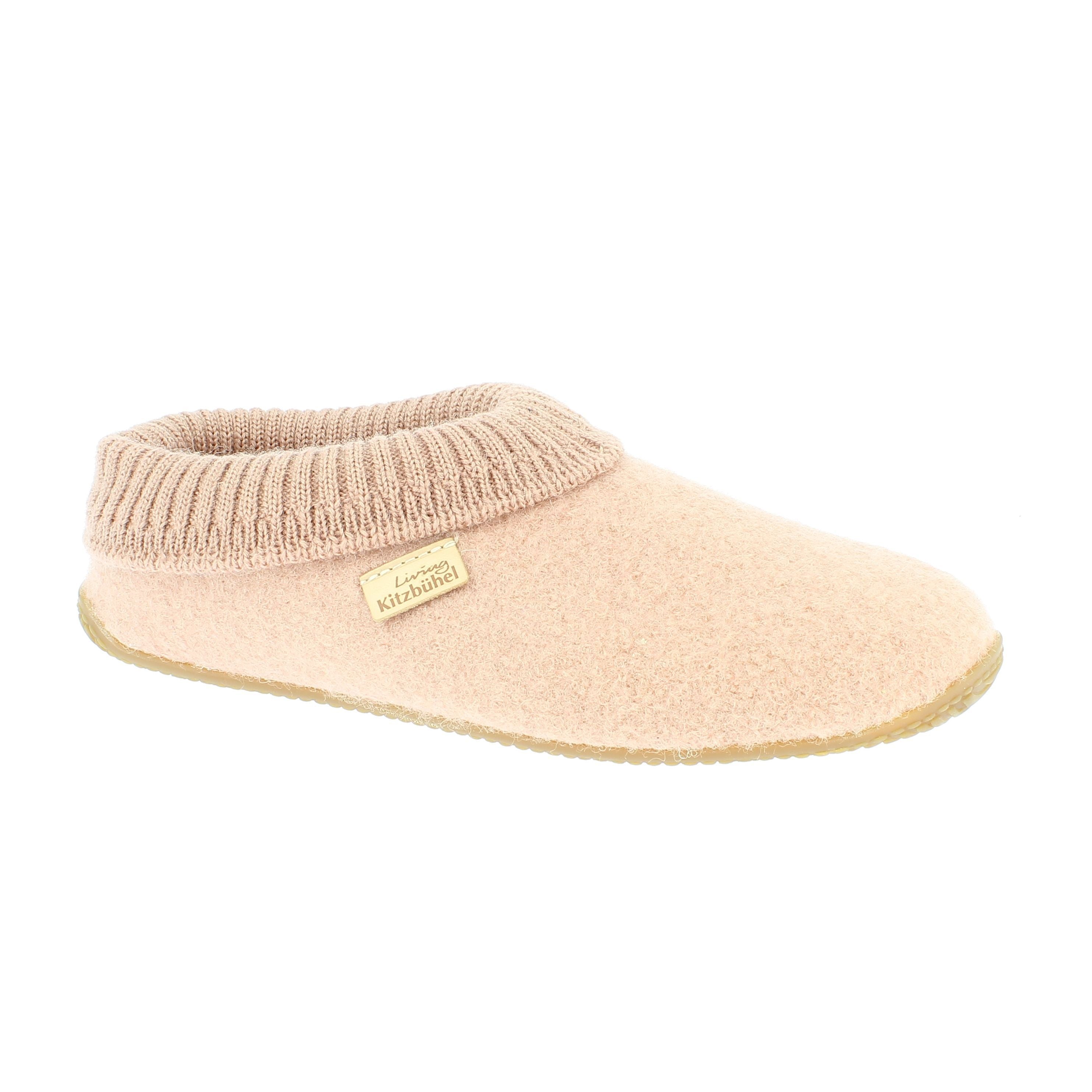 Pantoffel mit Strickbündchen