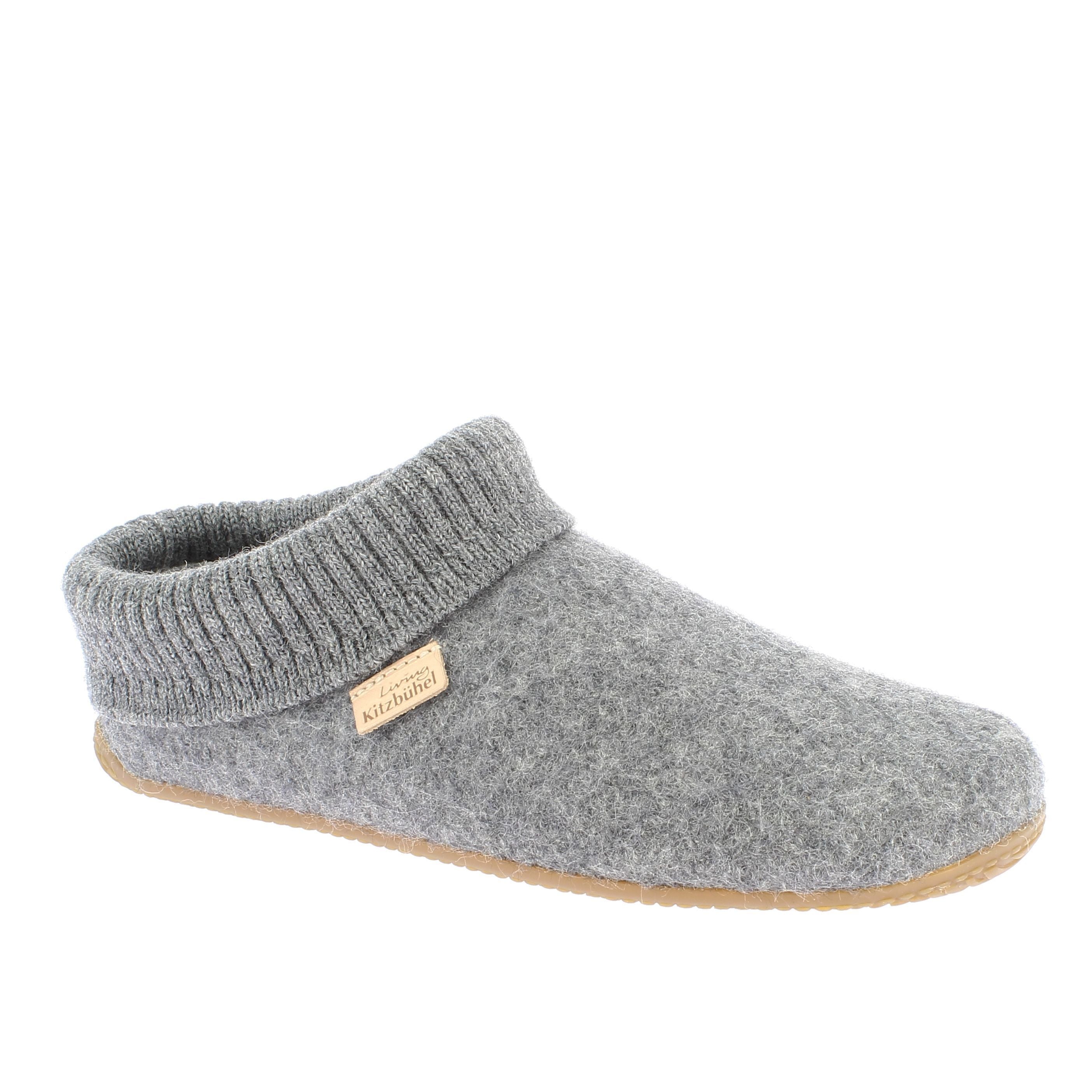 Pantoffel mit Strickbündchen