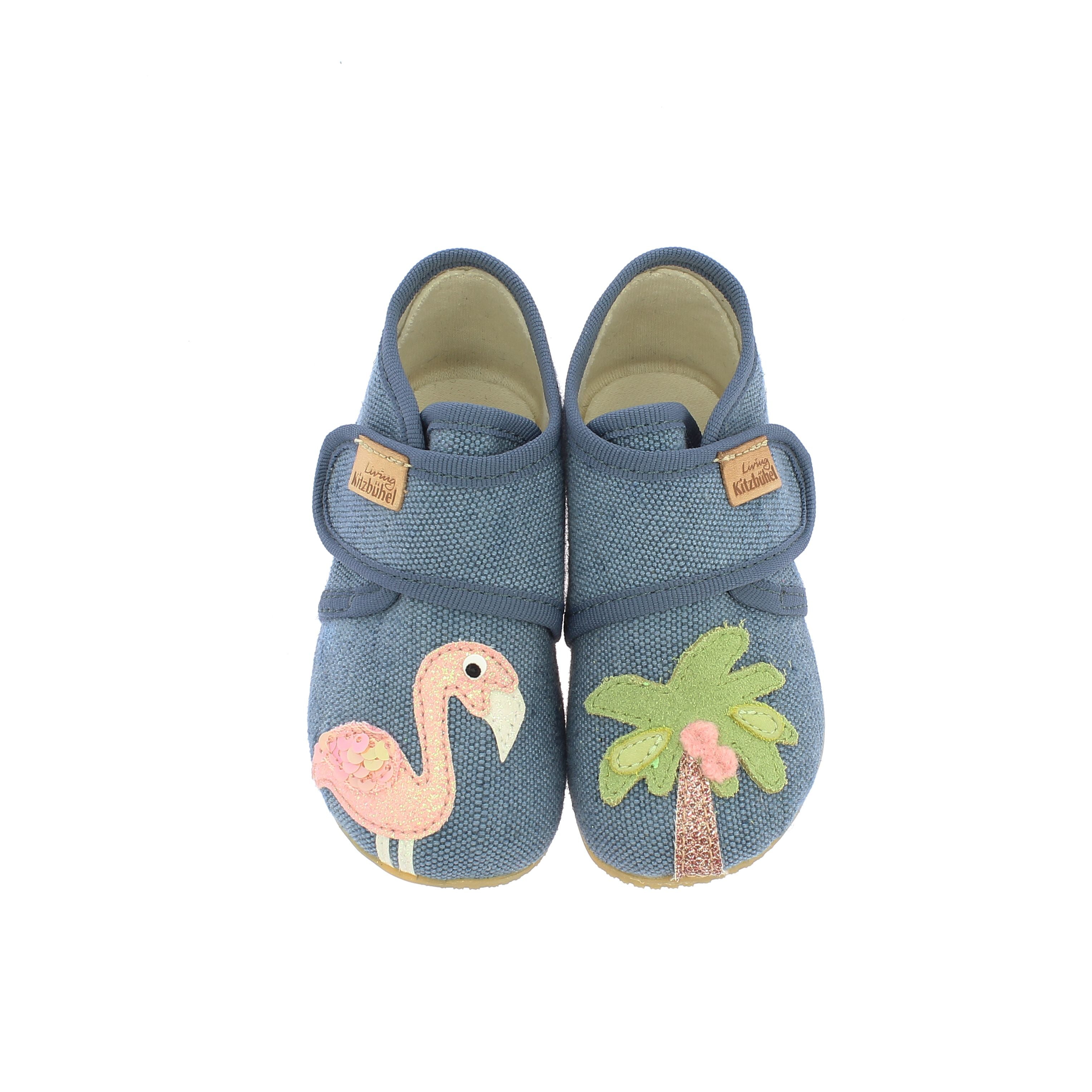 Babyklett Flamingo mit Palme