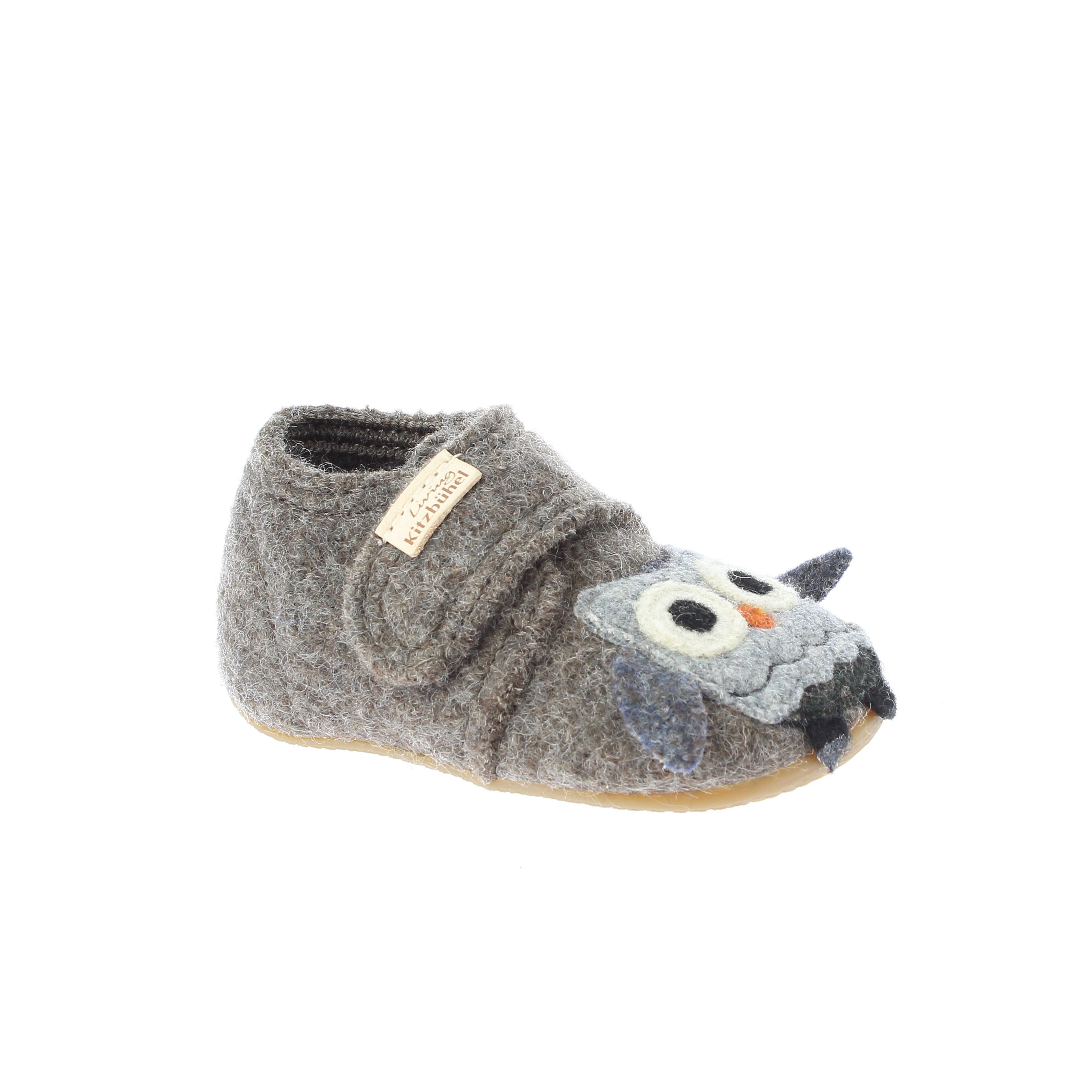 Babyklettschuh Eule