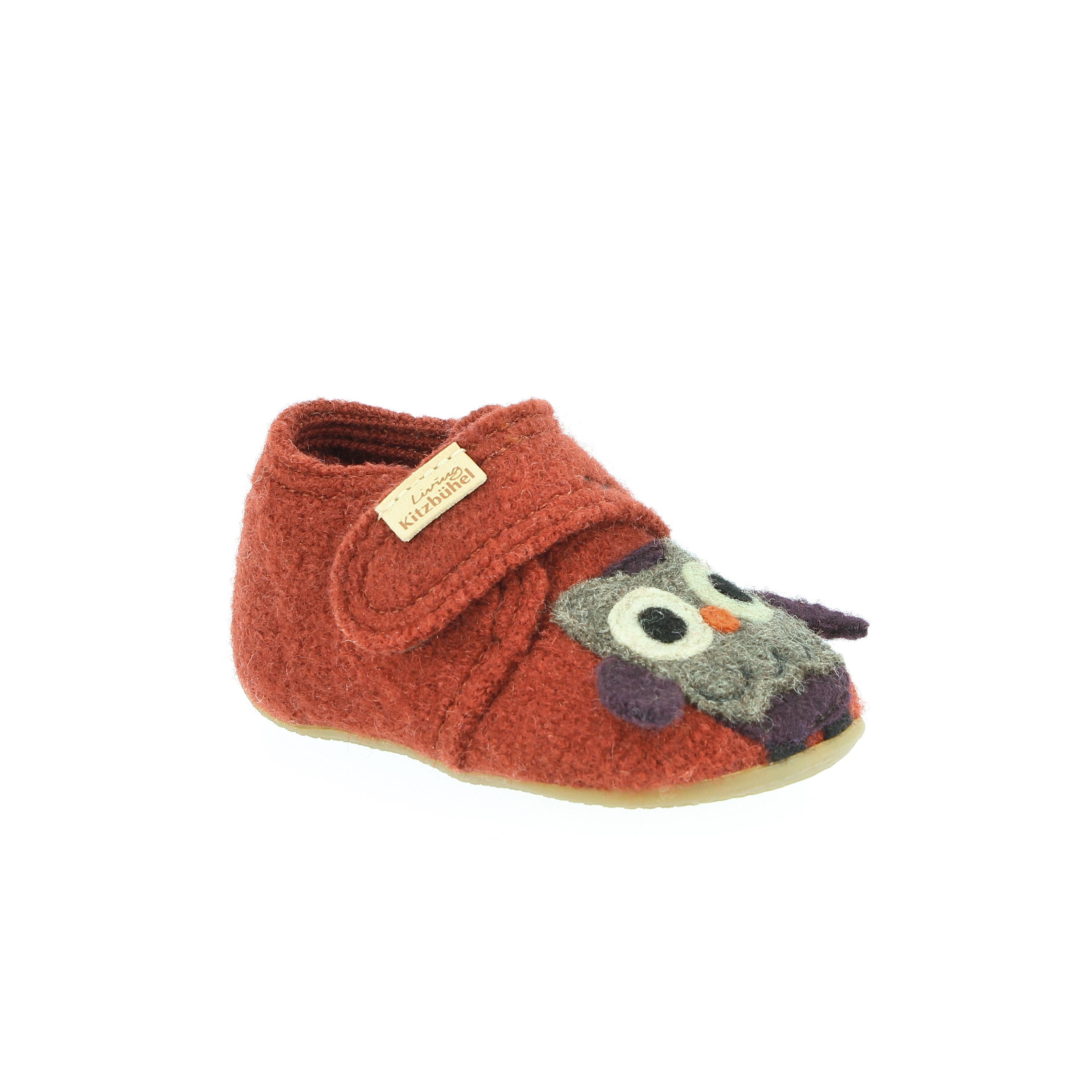 Babyklettschuh Eule