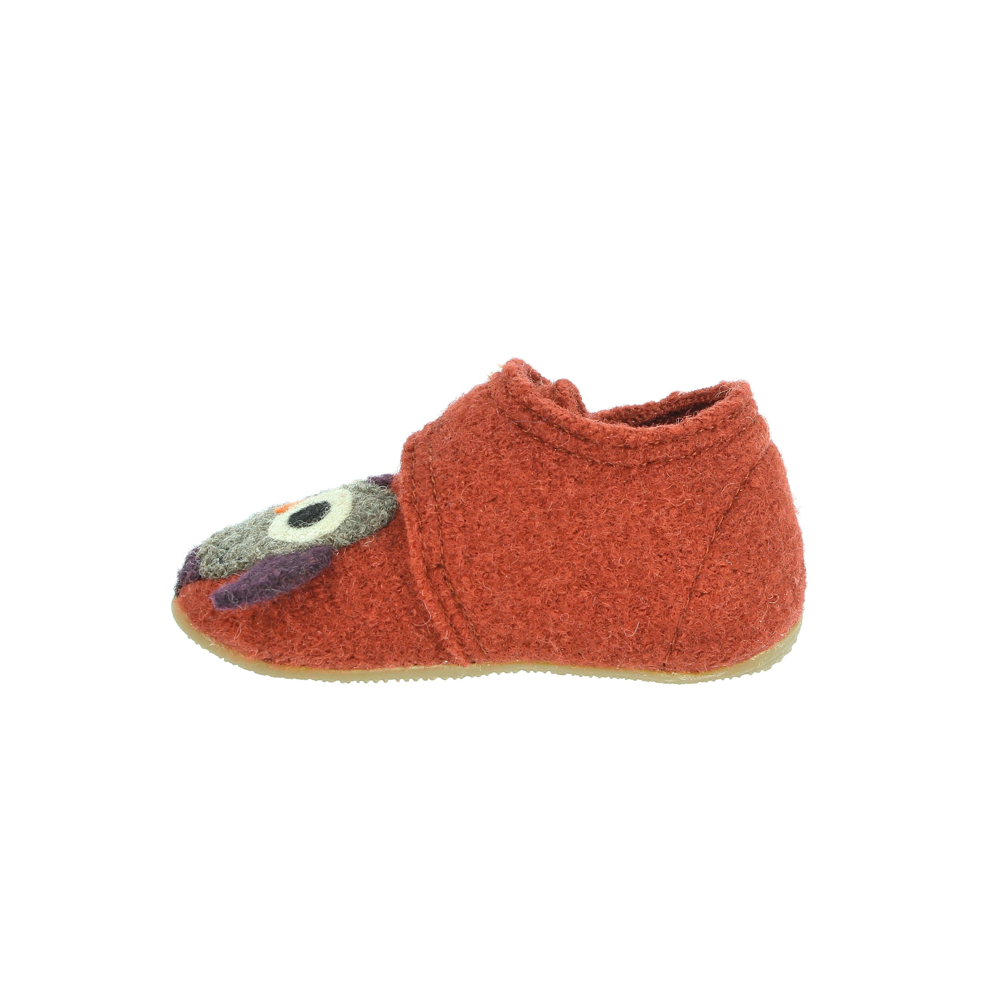 Babyklettschuh Eule