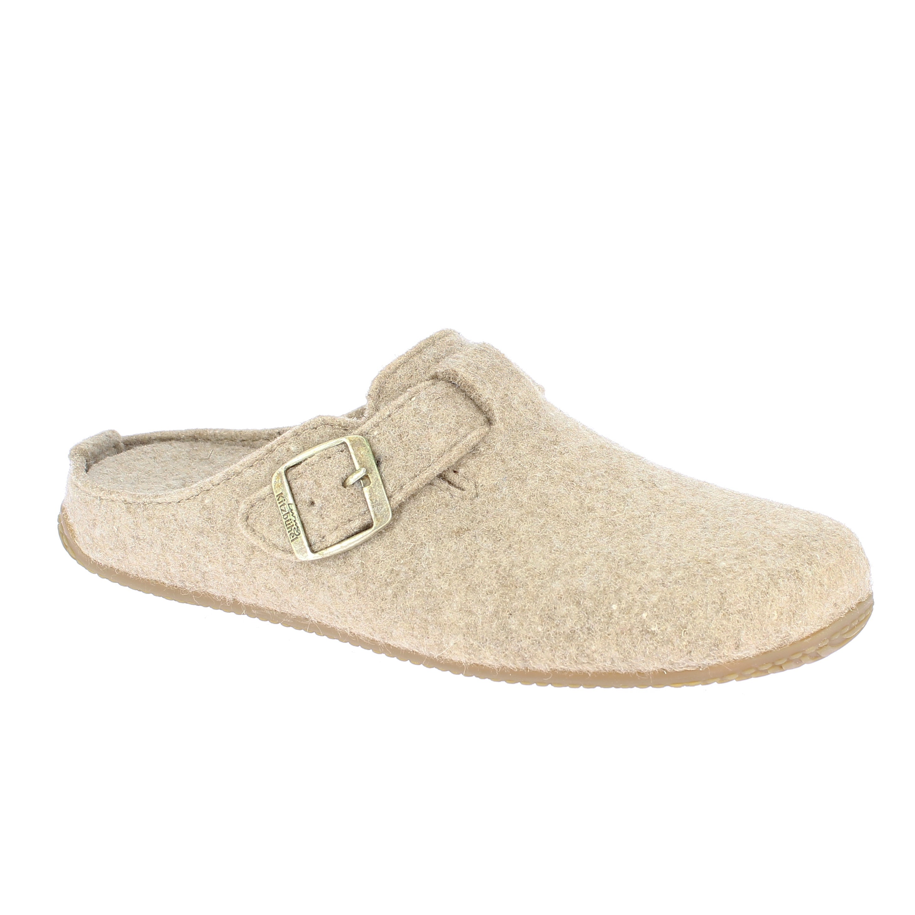 Filzpantoffel mit Schnalle
