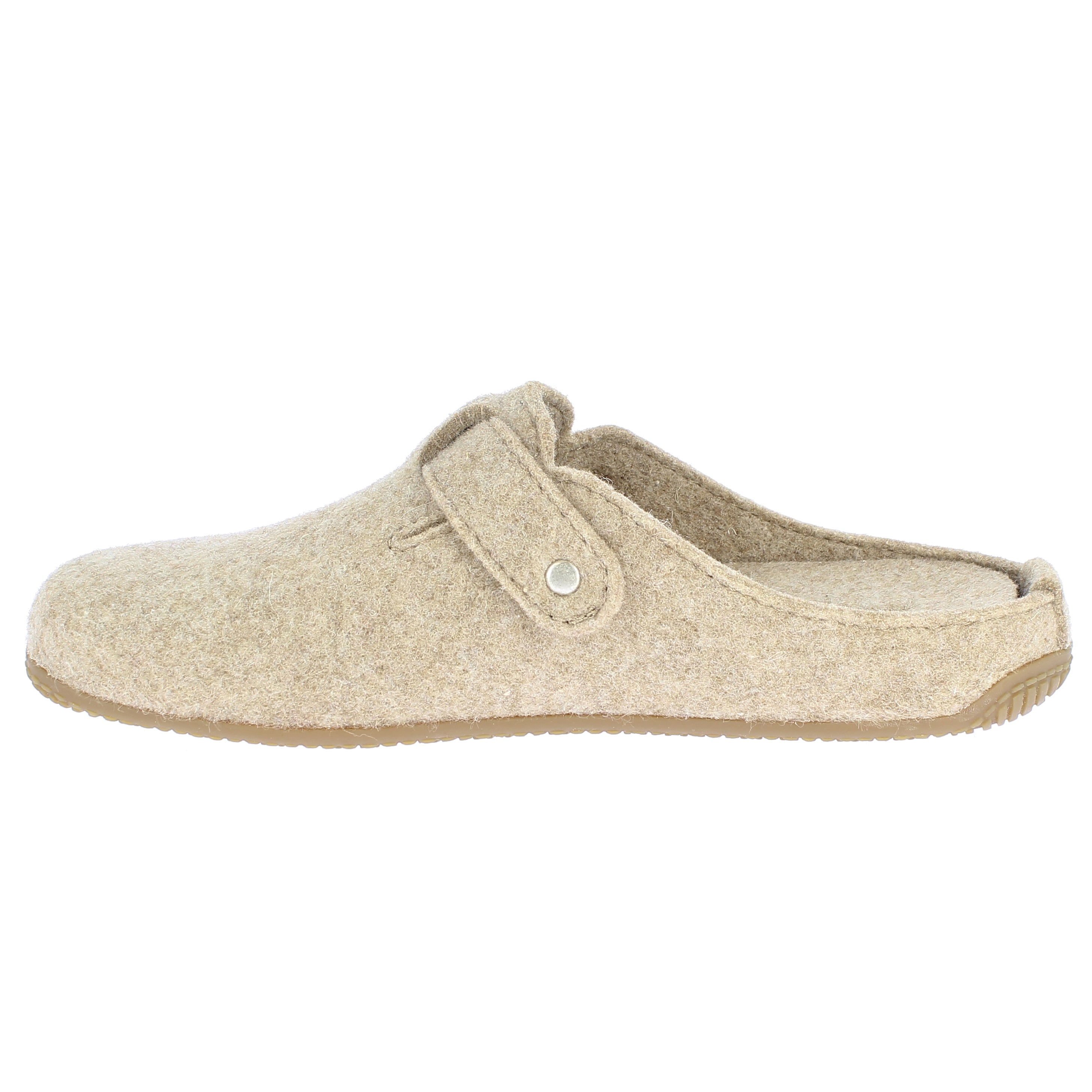 Filzpantoffel mit Schnalle