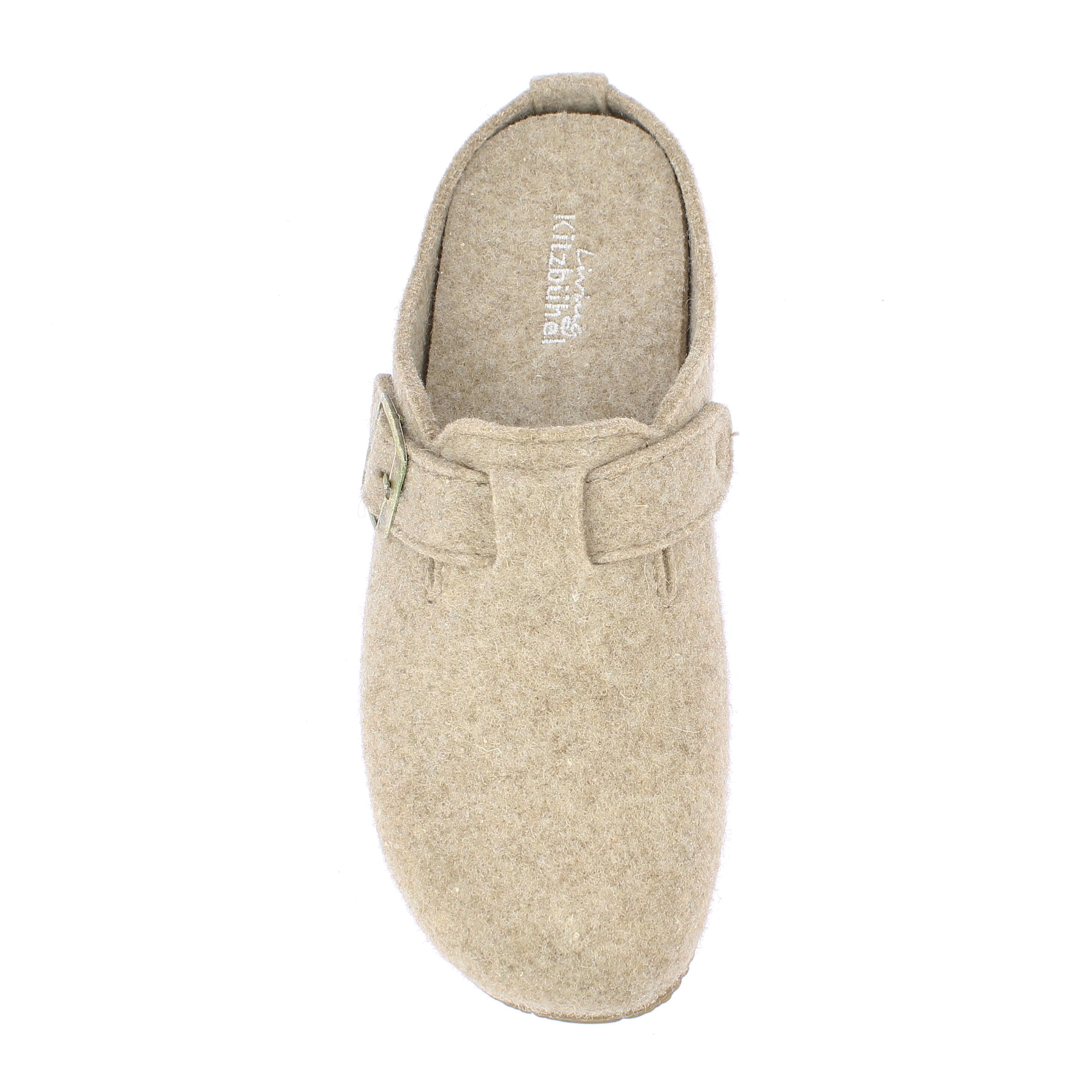 Filzpantoffel mit Schnalle