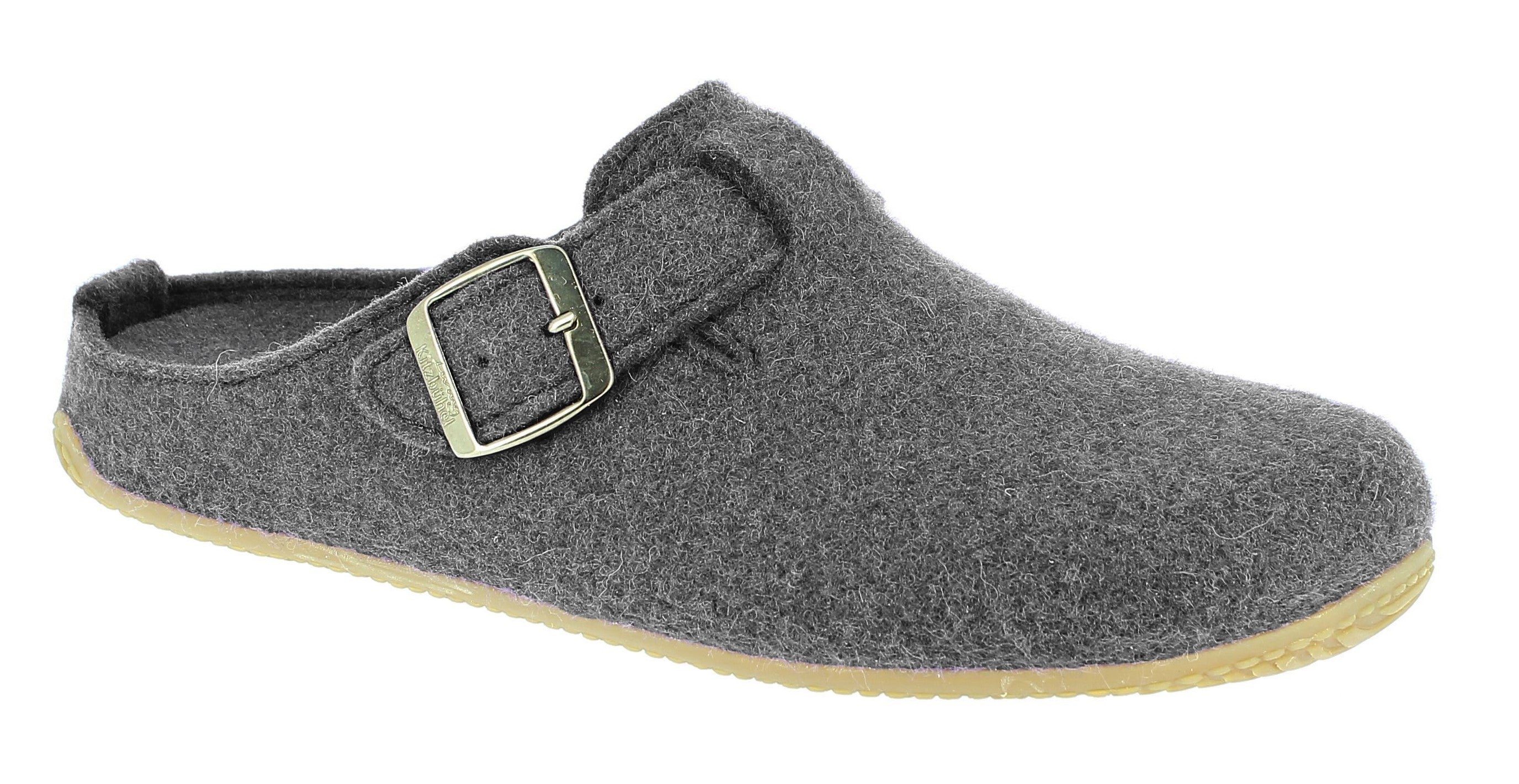 Filzpantoffel mit Schnalle