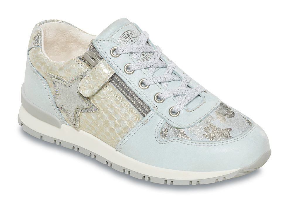 Sneakers Materialmix m. Stars