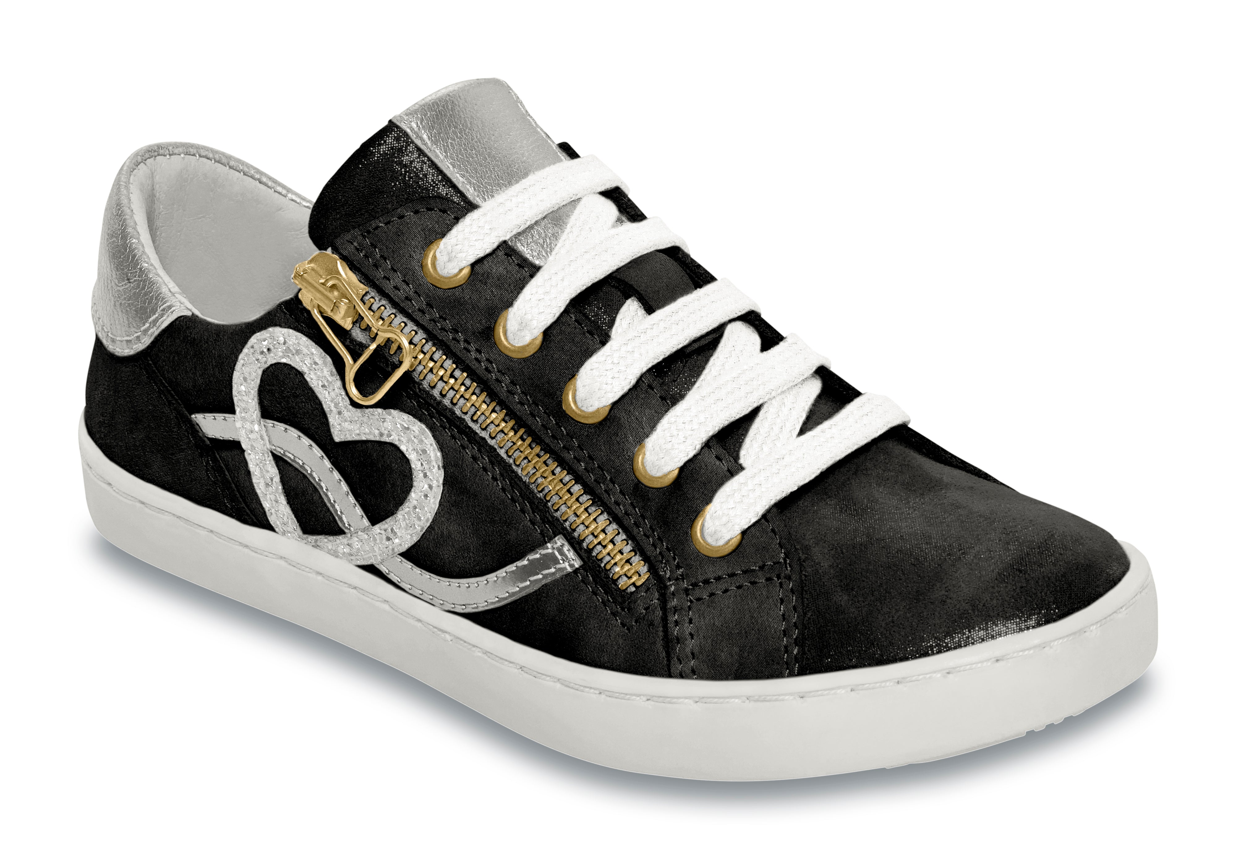 Sneaker mit Glitzerherz u.