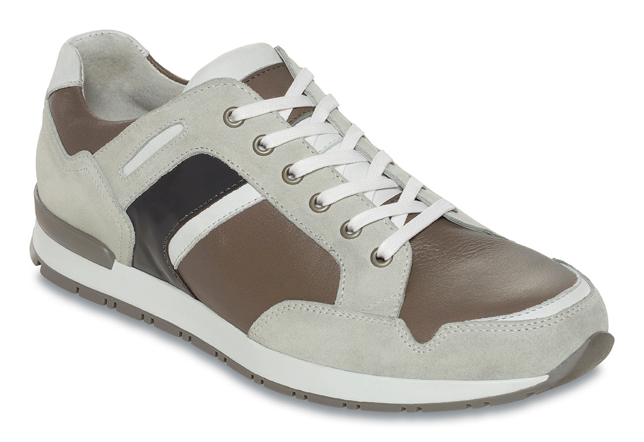 Herren Sneaker mit Materialmix