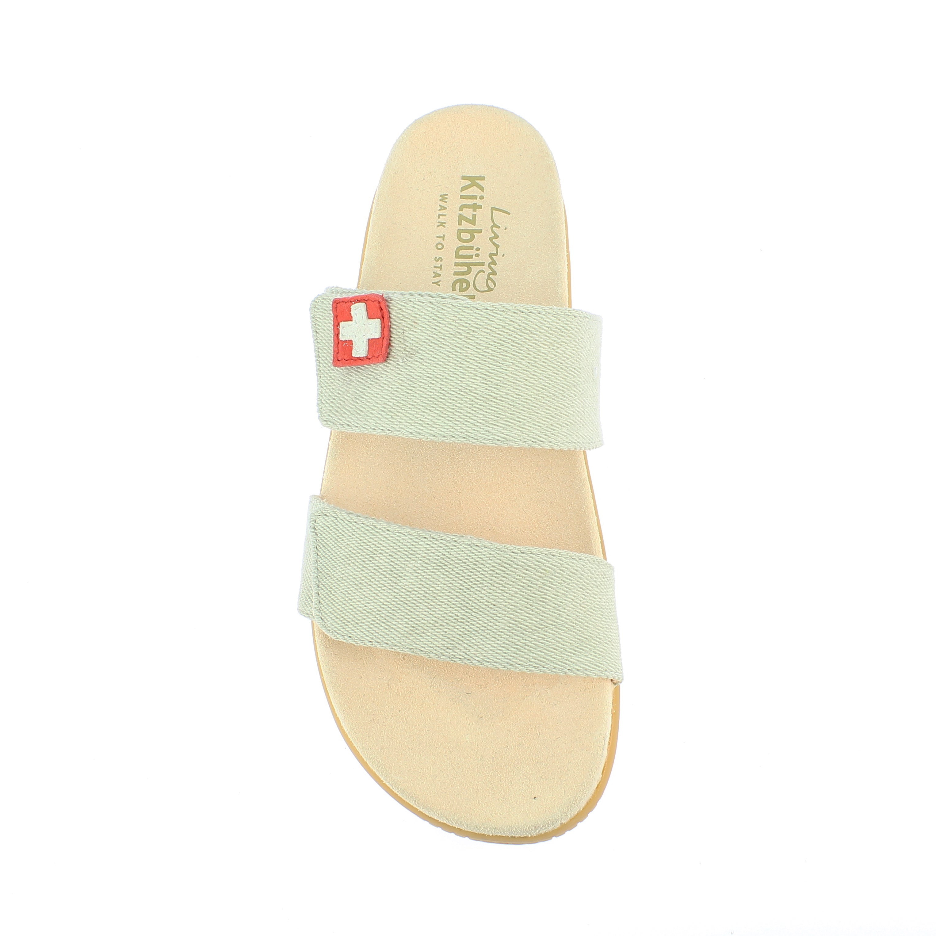 Pantolette Doppelklett mit