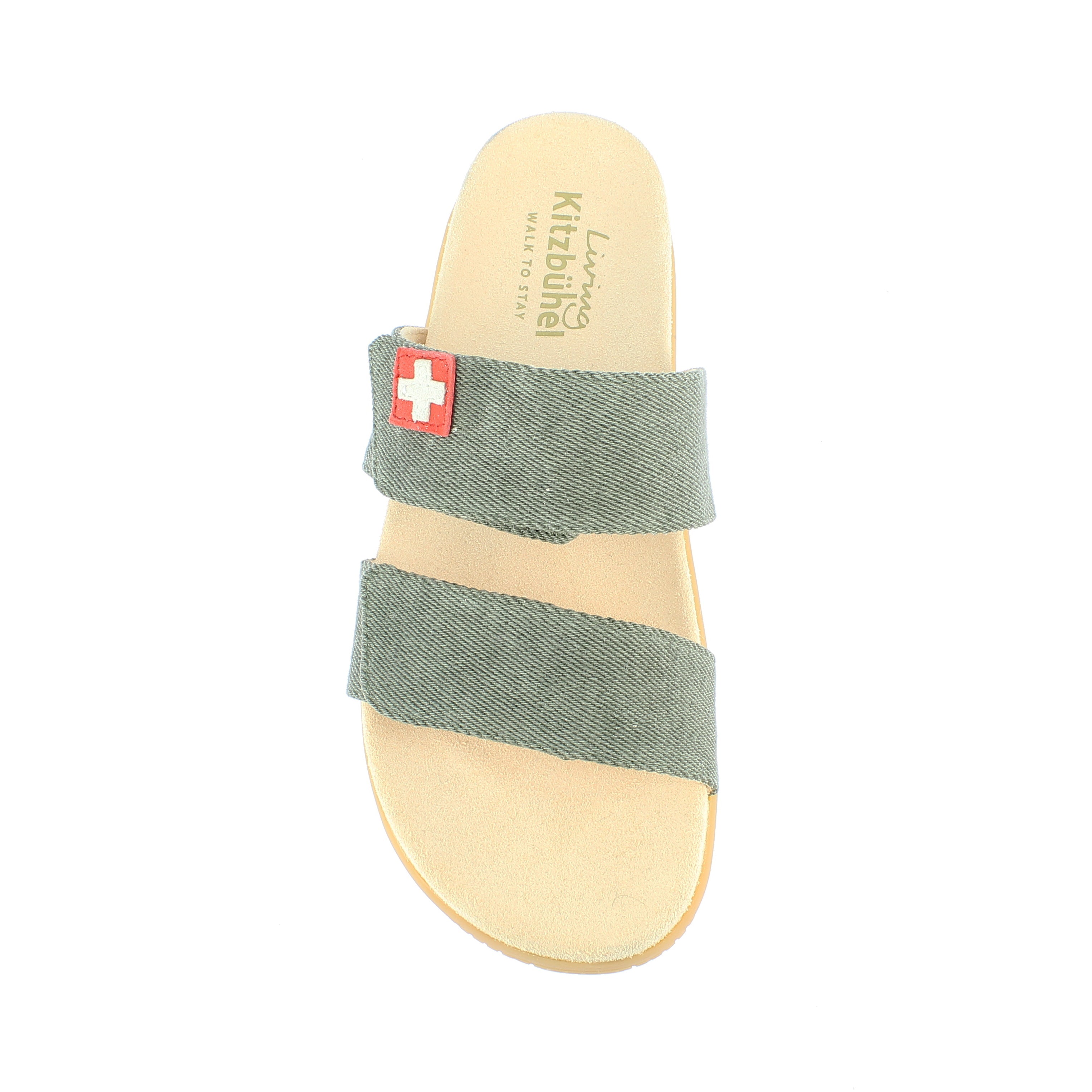 Pantolette Doppelklett mit