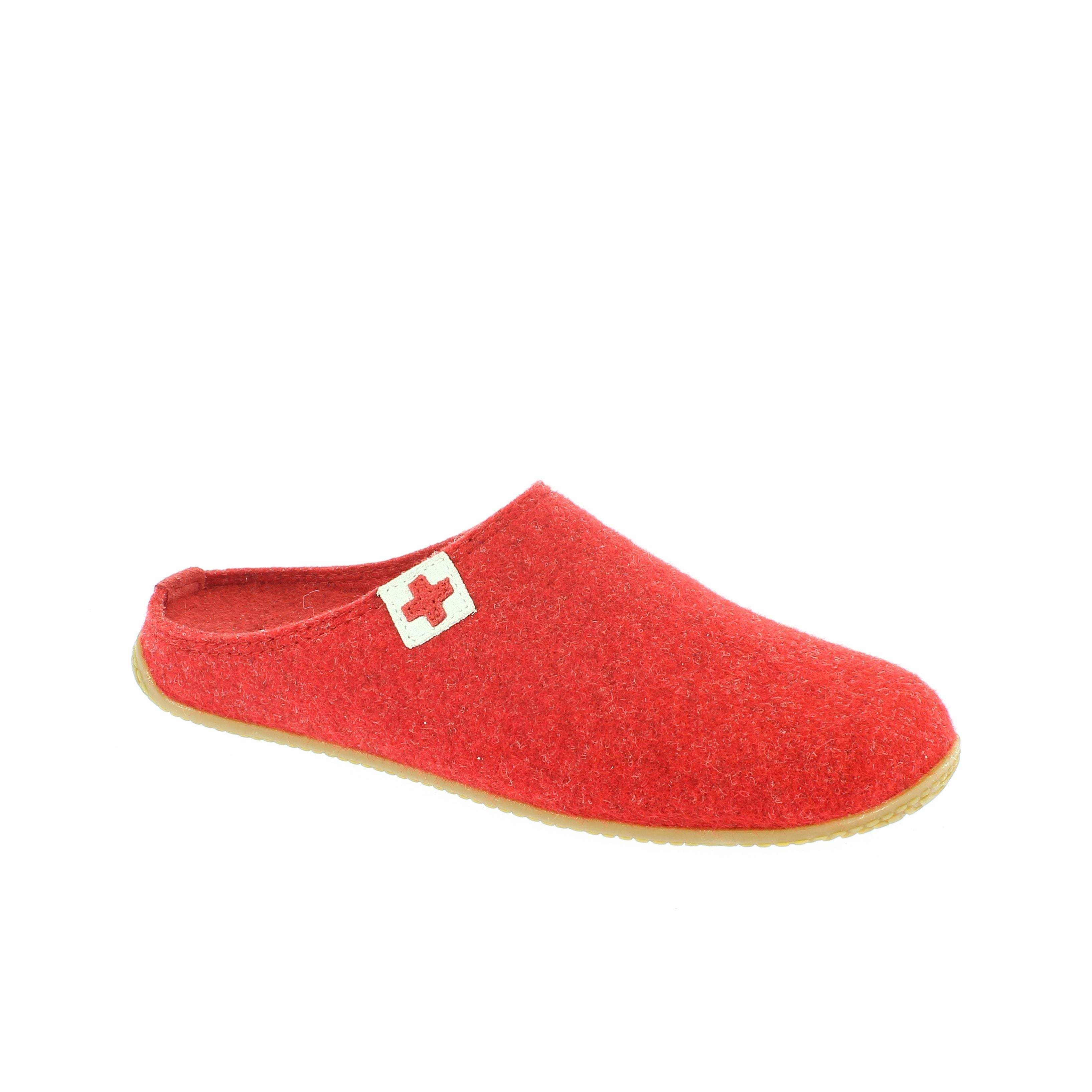 Pantoffel Filz  Kreuz