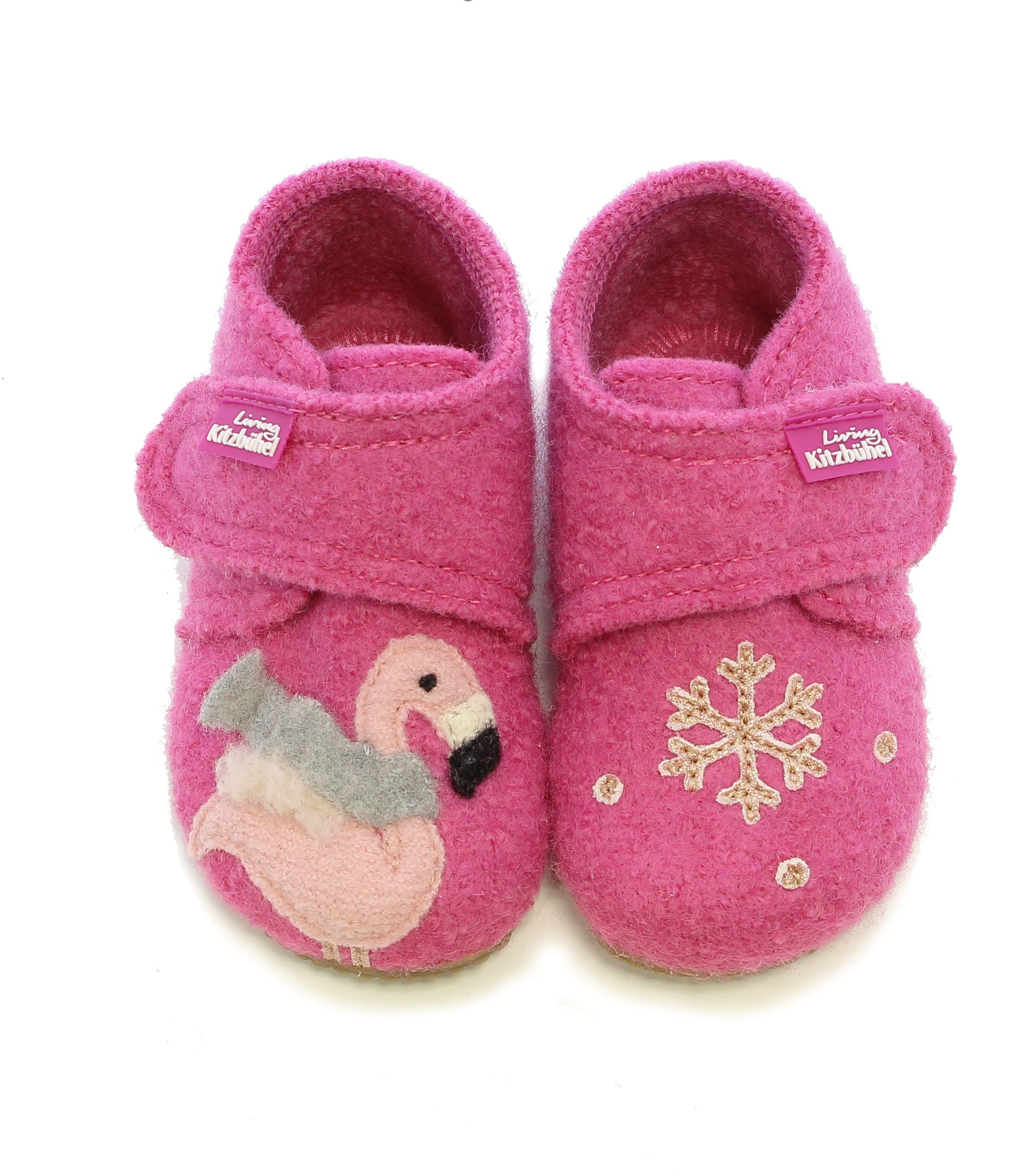 Babyklettschuh Winterflamingo