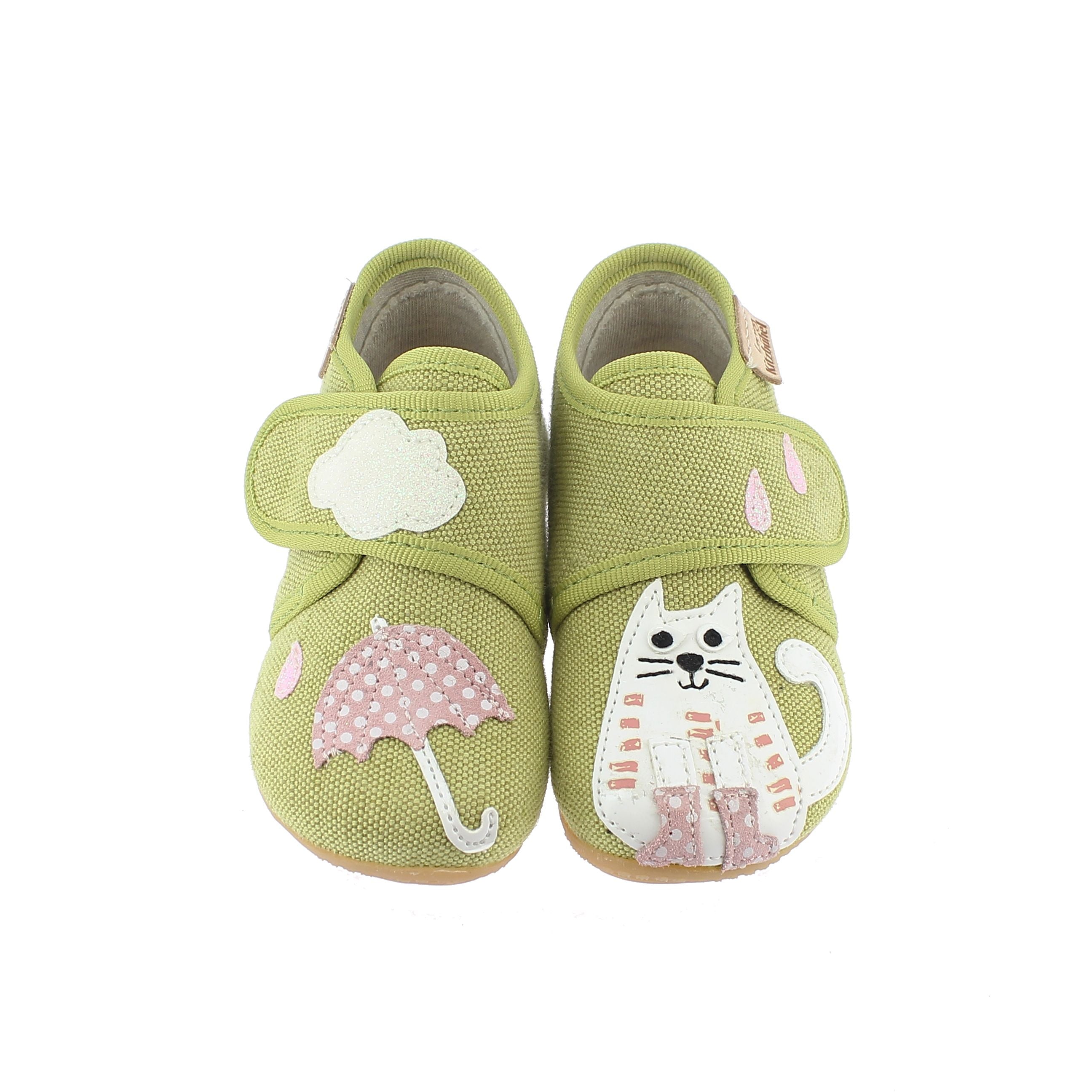 Babyklett. Katze & Regenschirm