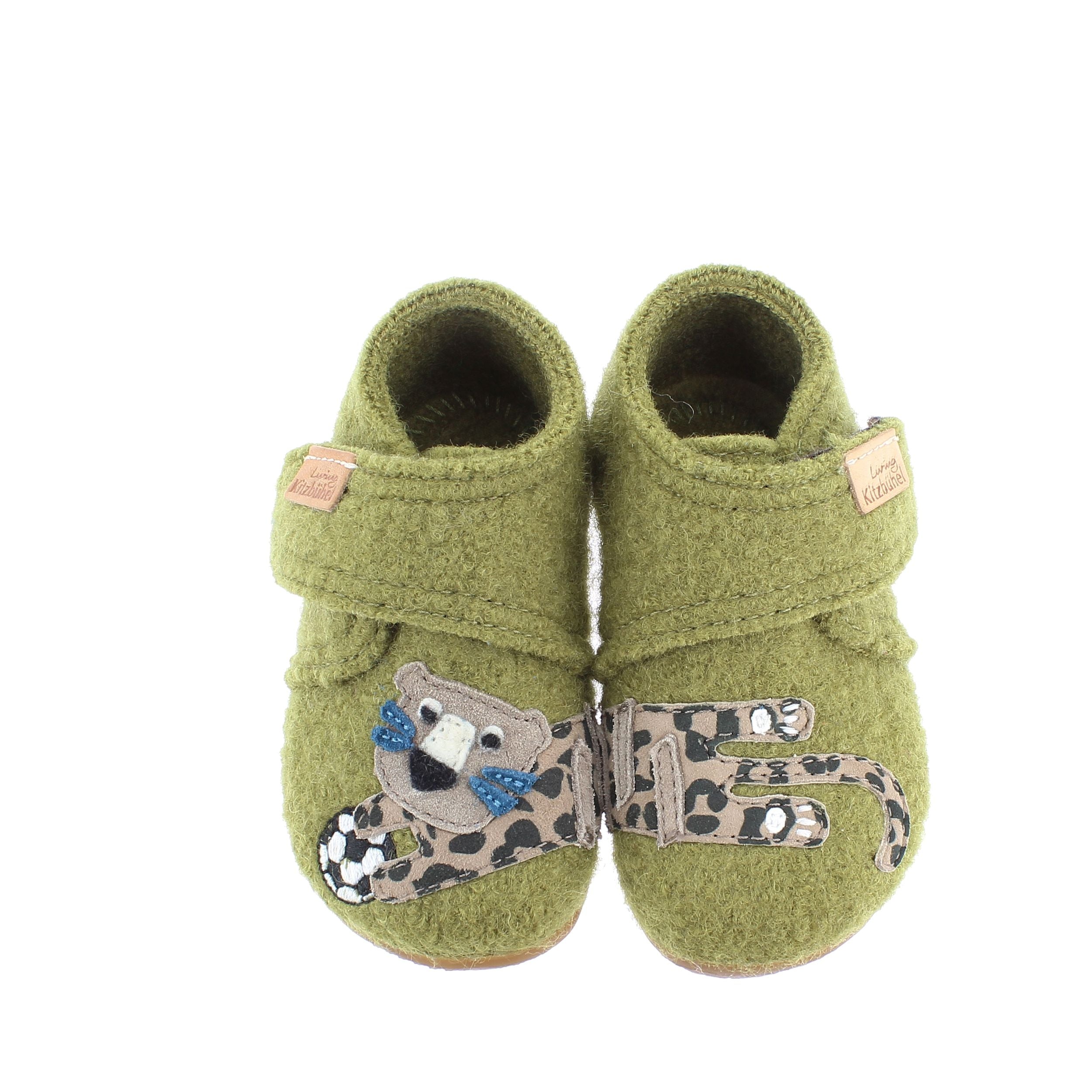 Babyklettschuh Tiger & Fußball