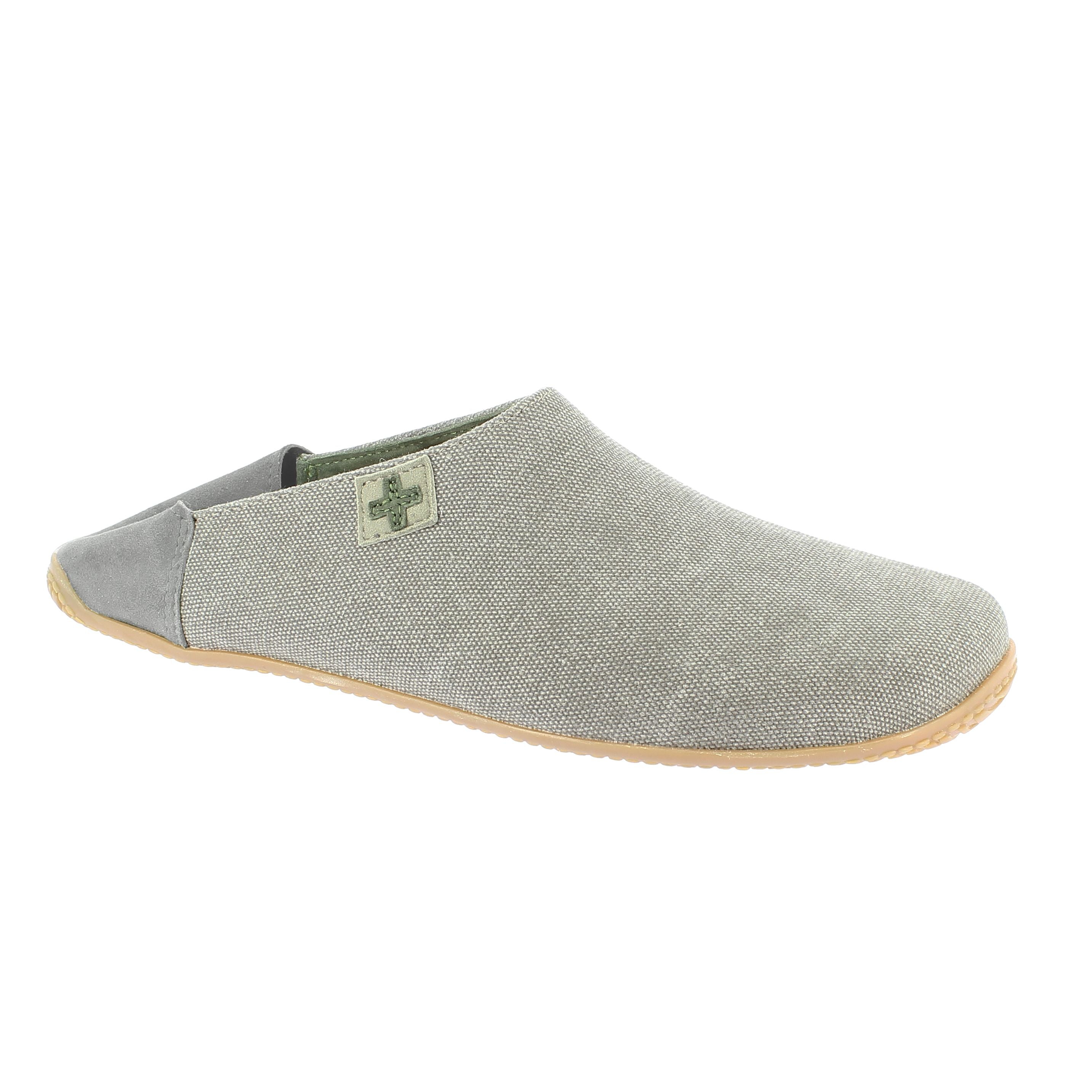 Pantoffel Kreuz & Lederkappe