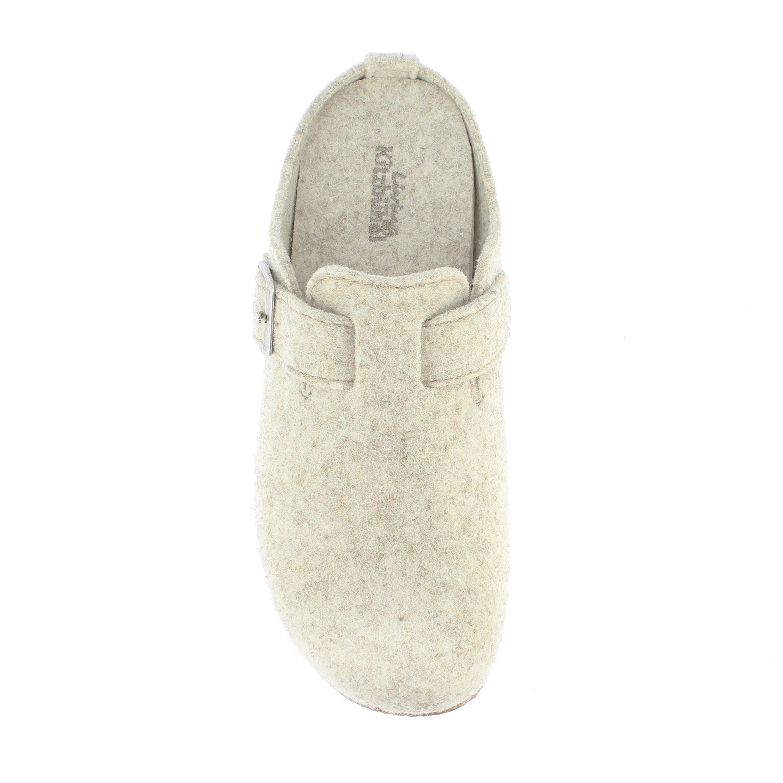 Filzpantoffel mit Schnalle