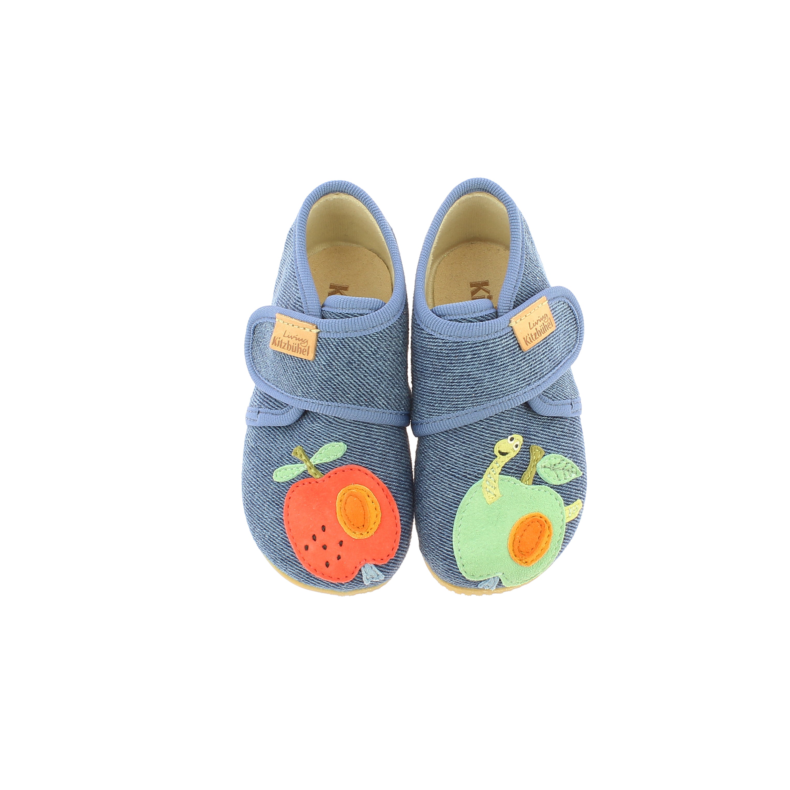 Babyklett Apfel mit Raupe