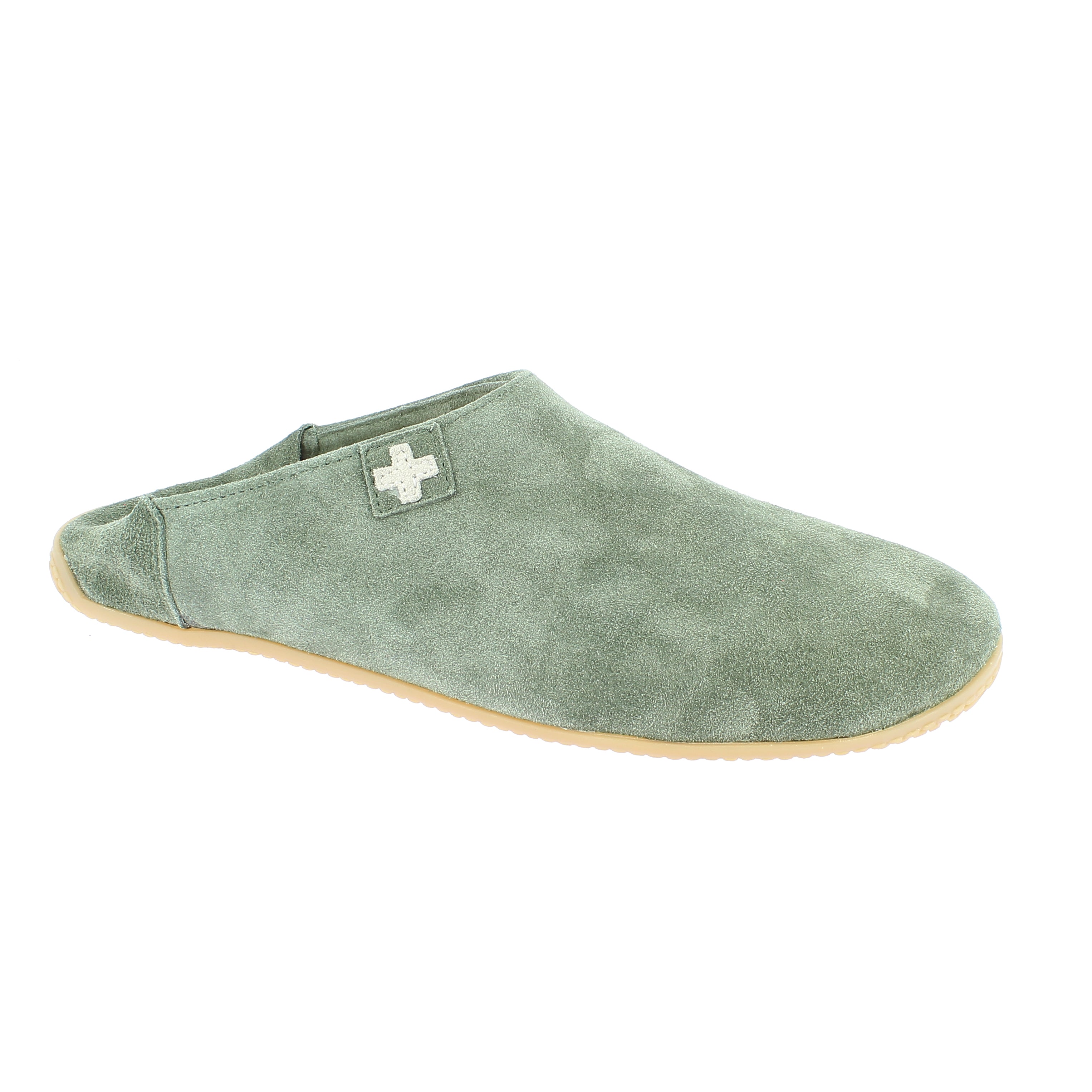 Lederpantoffel Kreuz &