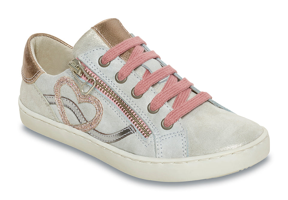 Sneaker mit Glitzerherz u.