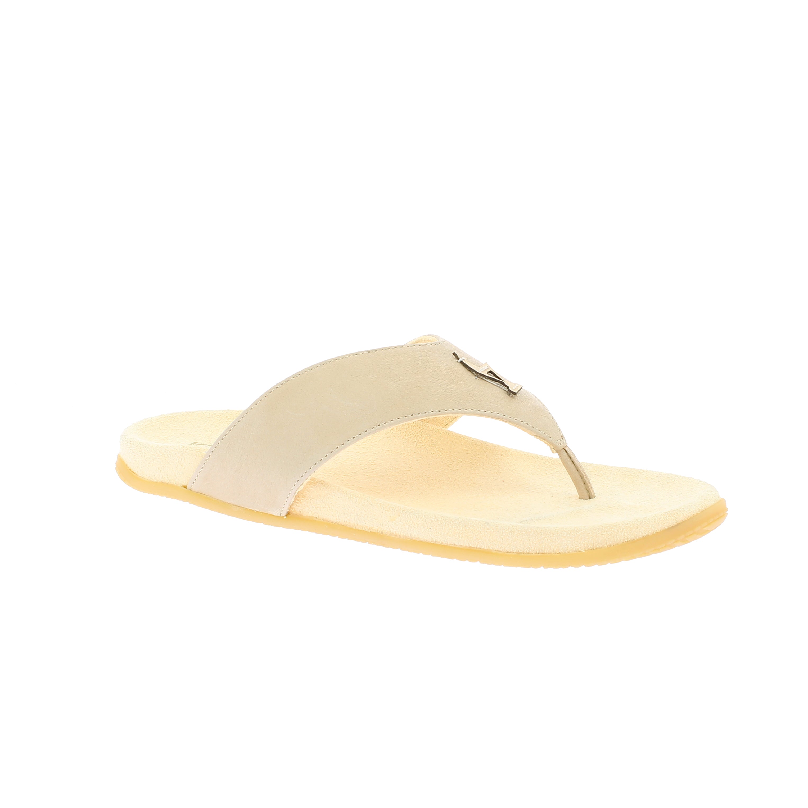 Zehentrenner Leder mit Gams