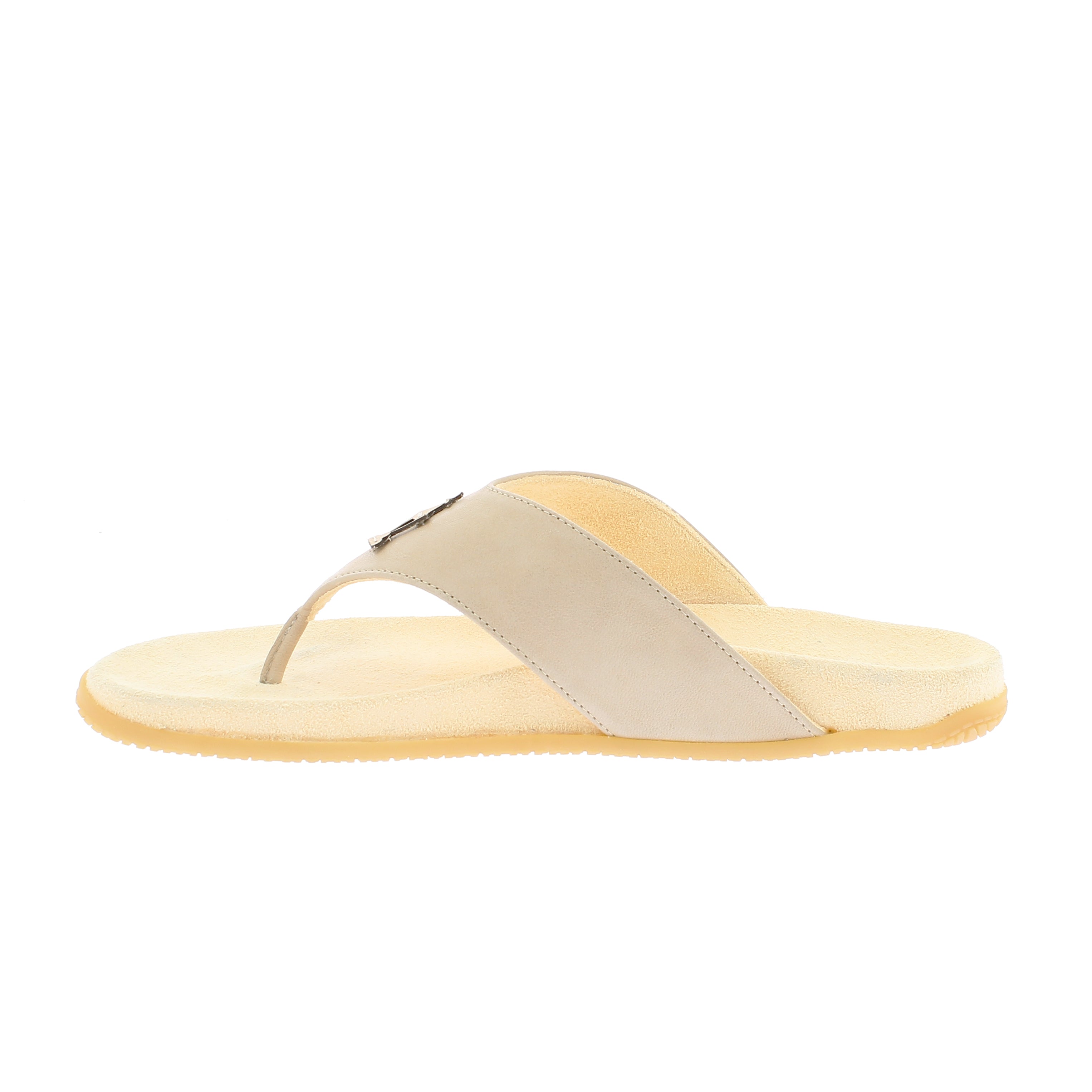 Zehentrenner Leder mit Gams